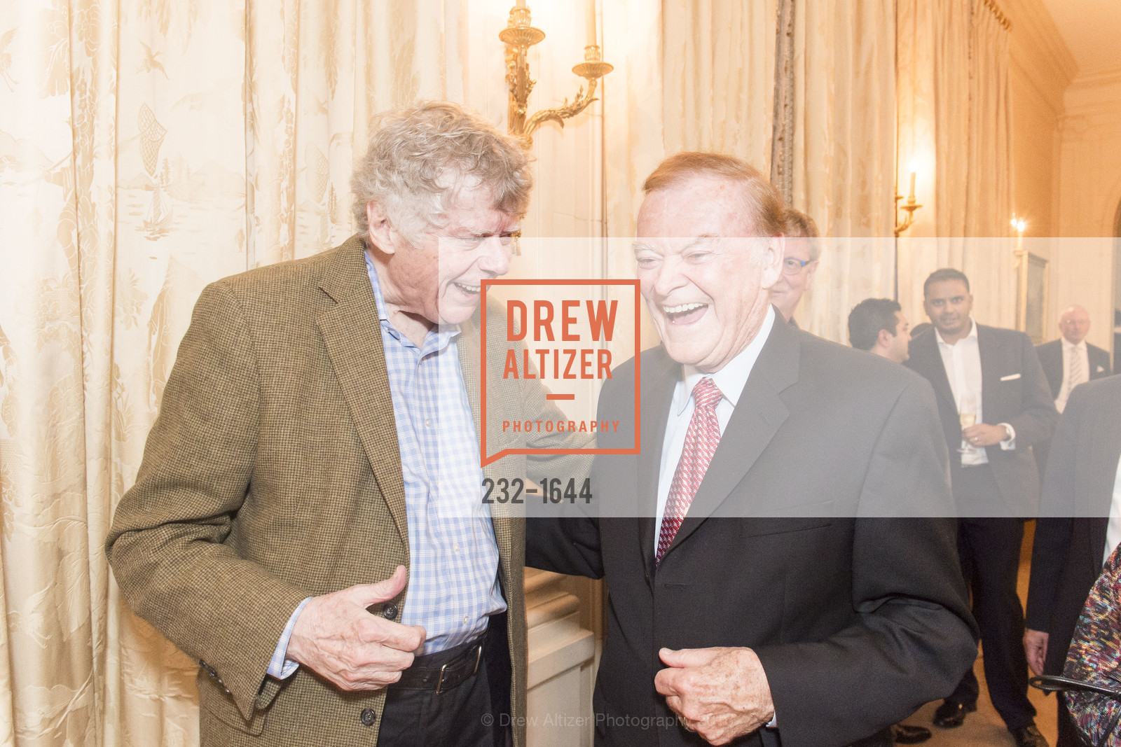 Gordon Getty, Frank Jordan, Ann and Gordon Getty Host the San Francisco Mayor's Office of Protocol Christmas Party, Private Residence. 2525 Van Ness St, December 8th, 2016, Photo #232-1644 Gordon Getty, Frank Jordan, Photo #232-1644