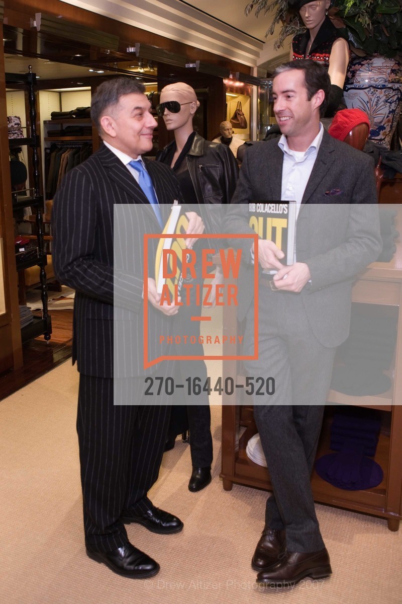 Robert Duran, John Derryberry, Bob Colacello's OUT Book Signing hosted by Ralph Lauren, US, November 14th, 2007, Photo #270-16440-520 Robert Duran, John Derryberry, Photo #270-16440-520