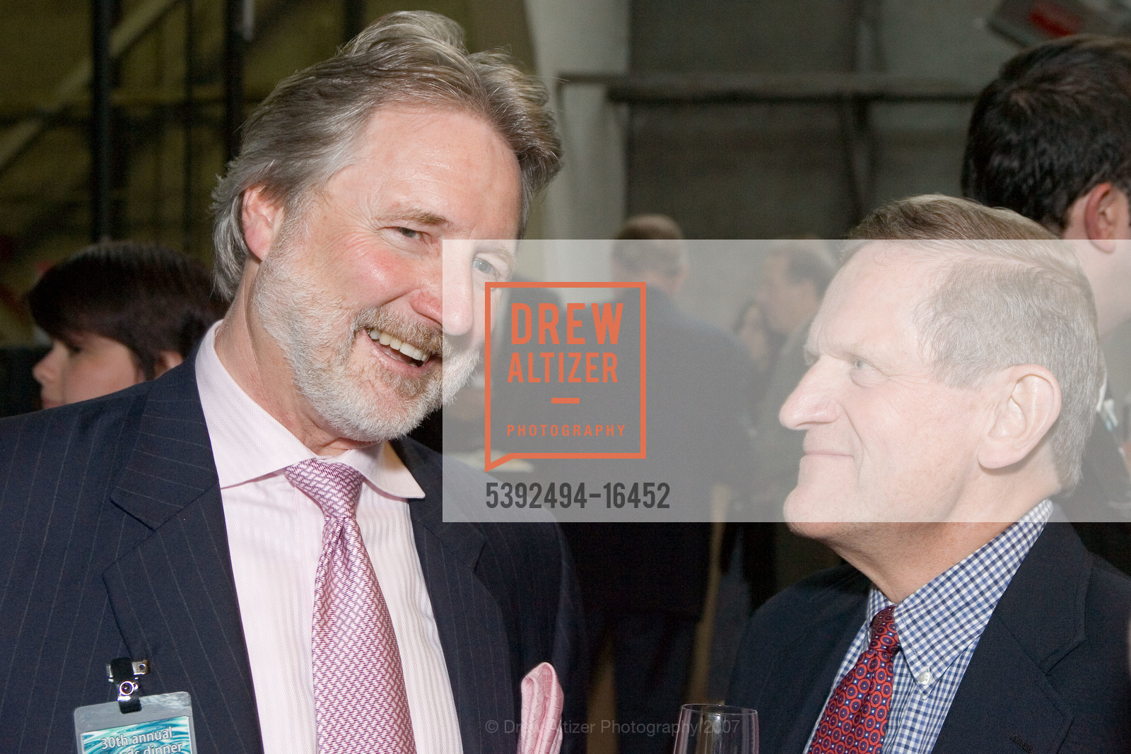 Steve Burrill, John Morgridge, EXPLORATORIUM 30th Annual Awards Dinner, US, April 5th, 2007, Photo #5392494-16452 Steve Burrill, John Morgridge, Photo #5392494-16452