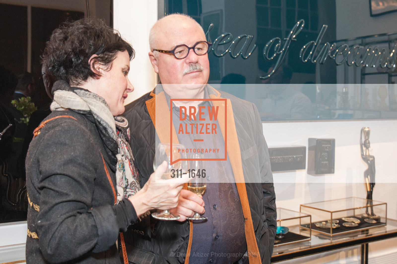 Katherine Jacobus, Randy Shields, Adeeni Design Galerie Opening, Adeeni Design Group. 664 Post Street, December 8th, 2016