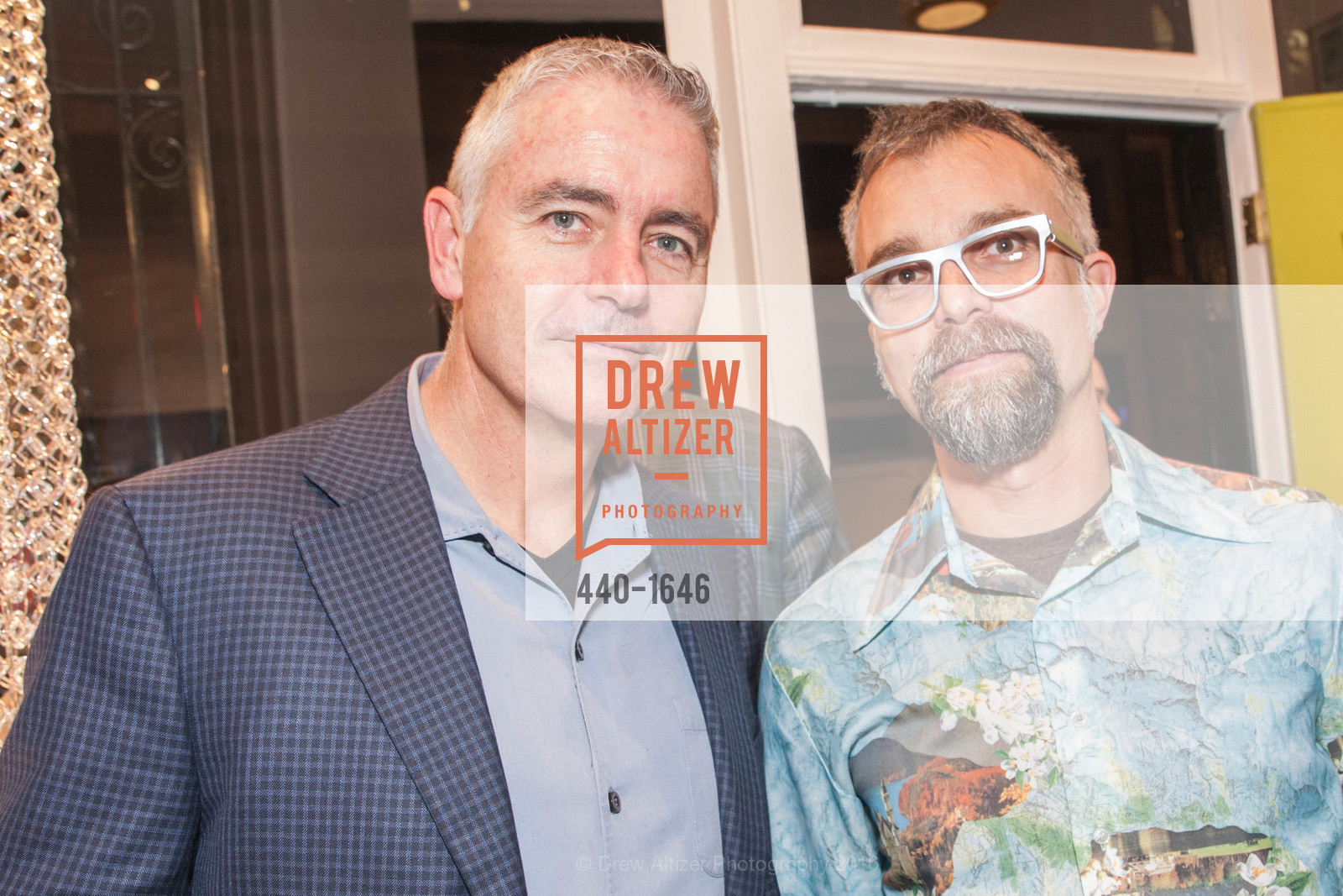 Anthony Murphy, Francis Scarpulla, Adeeni Design Galerie Opening, Adeeni Design Group. 664 Post Street, December 8th, 2016, Photo #440-1646 Anthony Murphy, Francis Scarpulla, Photo #440-1646