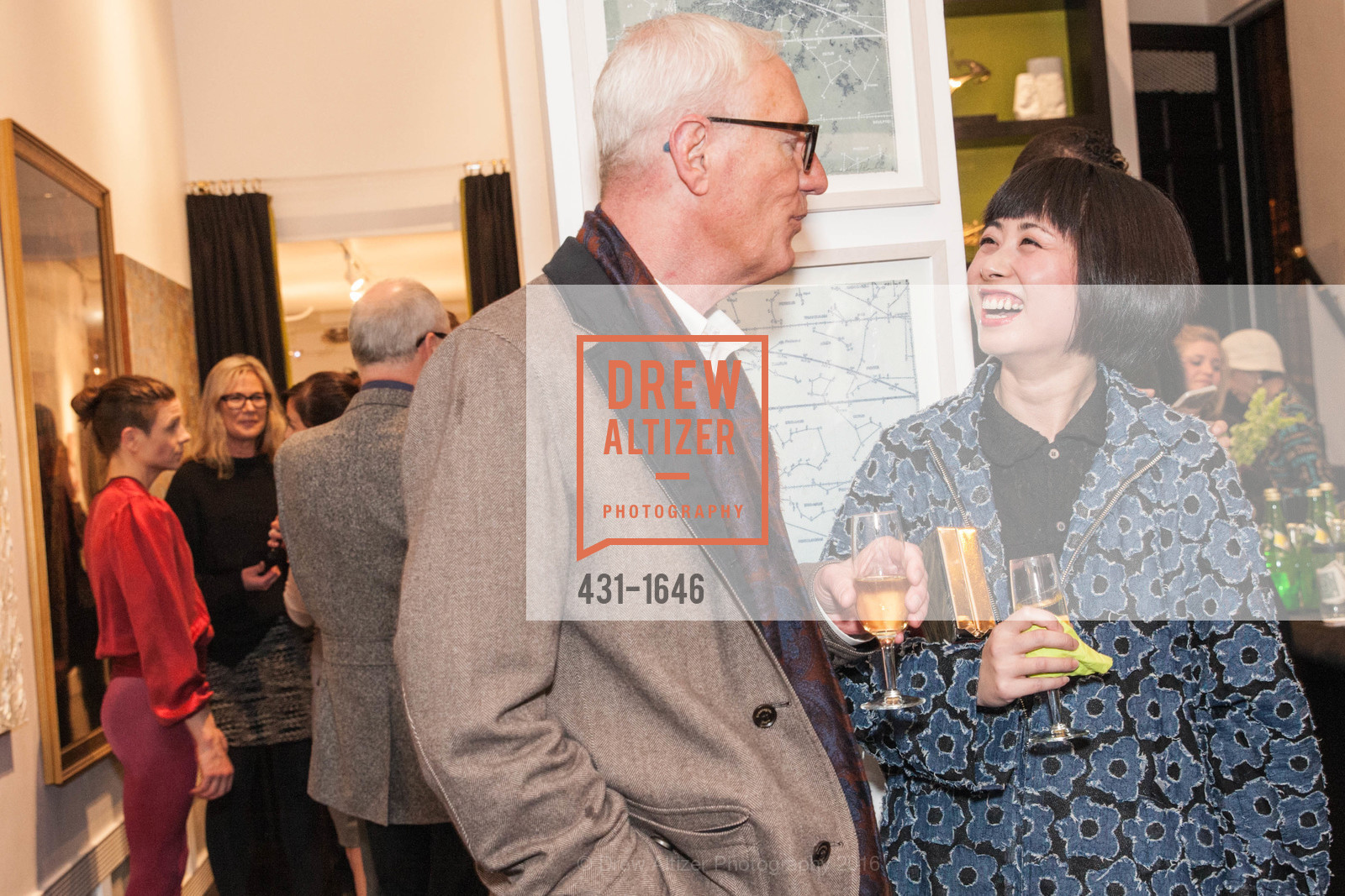 Tony Kwiecien, Yuka Uehara, Adeeni Design Galerie Opening, Adeeni Design Group. 664 Post Street, December 8th, 2016