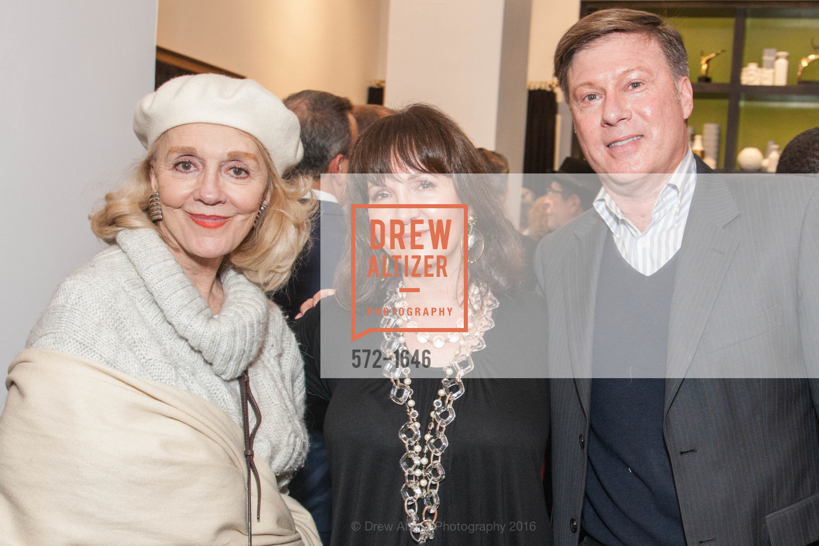 Candra Scott, Claudia Juestel, Richard Anderson, Adeeni Design Galerie Opening, Adeeni Design Group. 664 Post Street, December 8th, 2016, Photo #572-1646 Candra Scott, Claudia Juestel, Richard Anderson, Photo #572-1646
