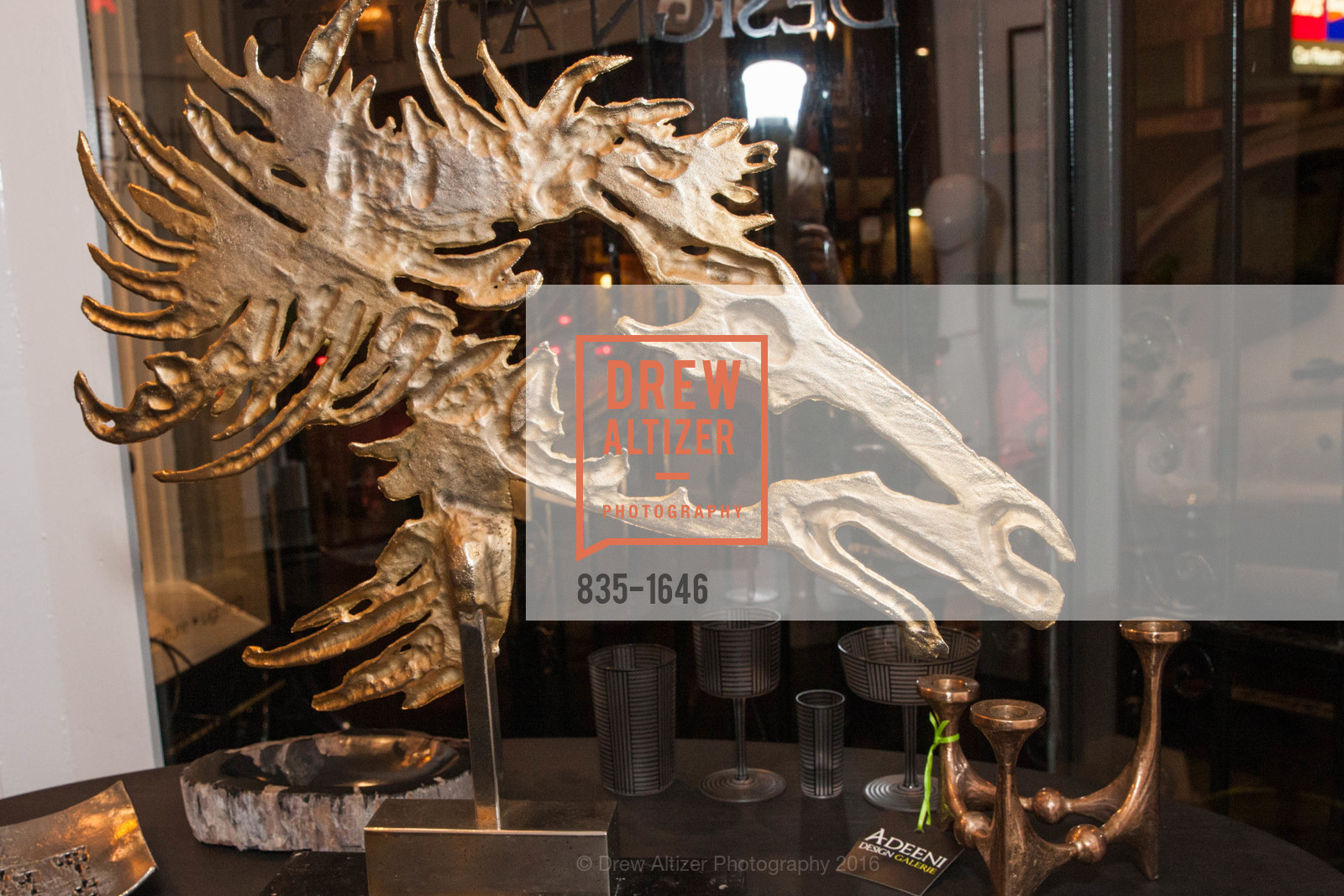 Atmosphere, Adeeni Design Galerie Opening, Adeeni Design Group. 664 Post Street, December 8th, 2016, Photo #835-1646 Atmosphere, Photo #835-1646