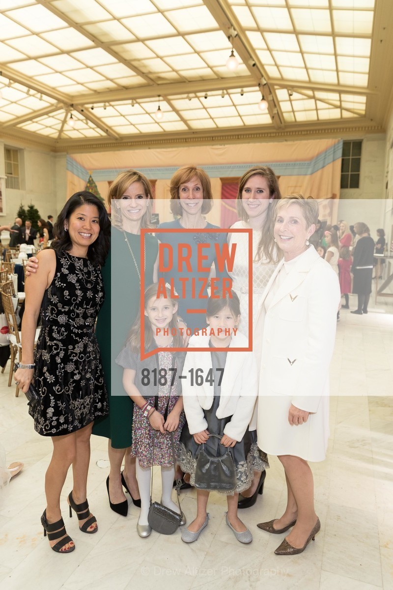 Tomoko Fortune, Anne-Marie Peterson, Caroline Peterson, Aiko Fortune, Nancy Kukacka, Katherine Wernick, Caroline Daniels, SF Ballet's Nutcracker Luncheon, City Hall & War Memorial Opera House. 301 Van Ness Ave, San Francisco, CA 94109, Photo #8187-1647 Tomoko Fortune, Anne-Marie Peterson, Caroline Peterson, Aiko Fortune, Nancy Kukacka, Katherine Wernick, Caroline Daniels, Photo #8187-1647