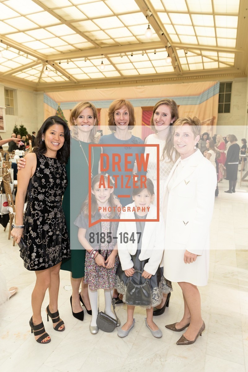 Tomoko Fortune, Anne-Marie Peterson, Caroline Peterson, Aiko Fortune, Nancy Kukacka, Katherine Wernick, Caroline Daniels, SF Ballet's Nutcracker Luncheon, City Hall & War Memorial Opera House. 301 Van Ness Ave, San Francisco, CA 94109, Photo #8185-1647 Tomoko Fortune, Anne-Marie Peterson, Caroline Peterson, Aiko Fortune, Nancy Kukacka, Katherine Wernick, Caroline Daniels, Photo #8185-1647