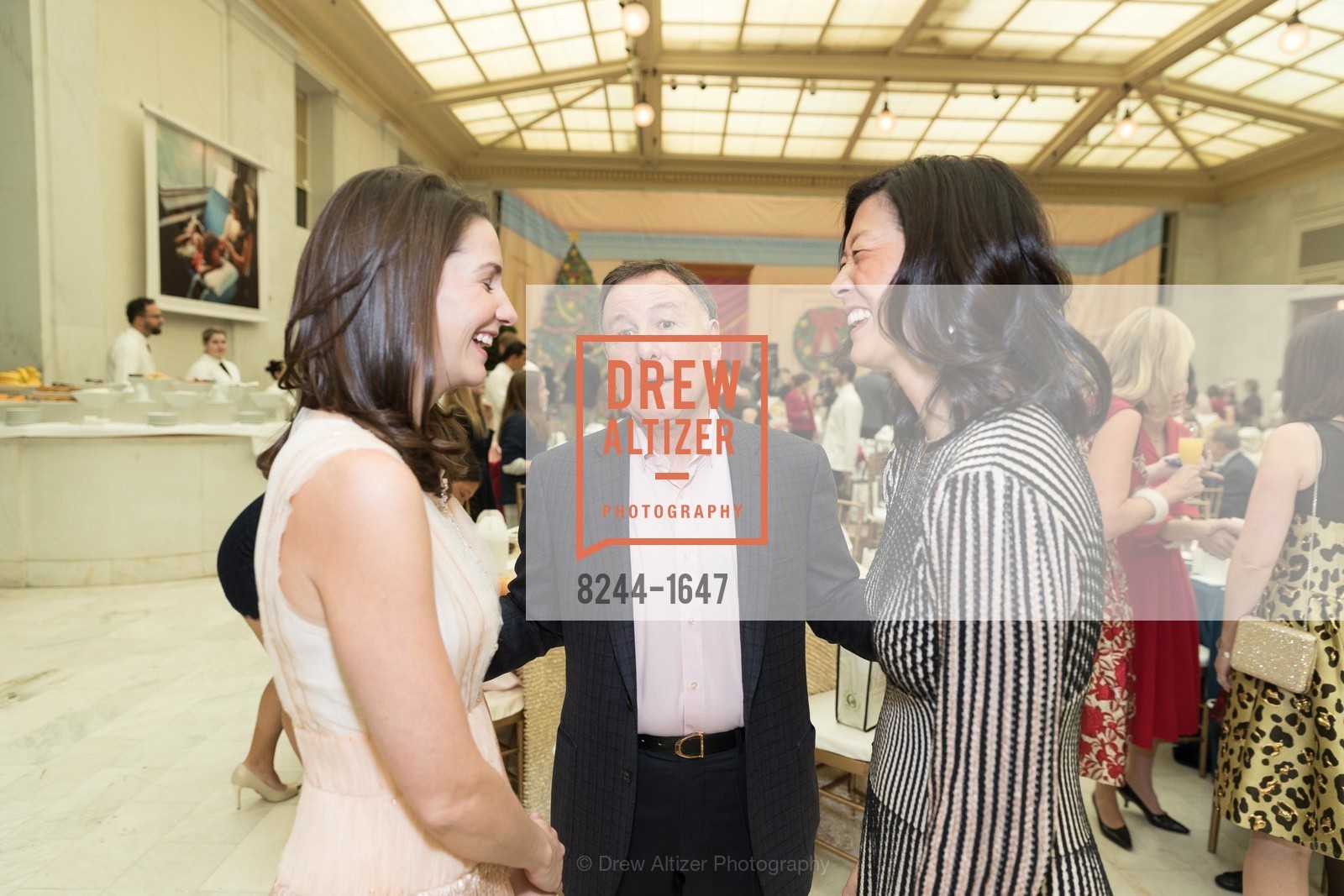 Kelsey Lamond, Carl Pascarella, Christine Leong Connors, SF Ballet's Nutcracker Luncheon, City Hall & War Memorial Opera House. 301 Van Ness Ave, San Francisco, CA 94109, Photo #8244-1647 Kelsey Lamond, Carl Pascarella, Christine Leong Connors, Photo #8244-1647