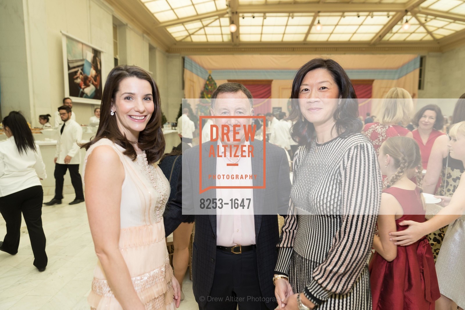 Kelsey Lamond, Carl Pascarella, Christine Leong Connors, SF Ballet's Nutcracker Luncheon, City Hall & War Memorial Opera House. 301 Van Ness Ave, San Francisco, CA 94109, Photo #8253-1647 Kelsey Lamond, Carl Pascarella, Christine Leong Connors, Photo #8253-1647