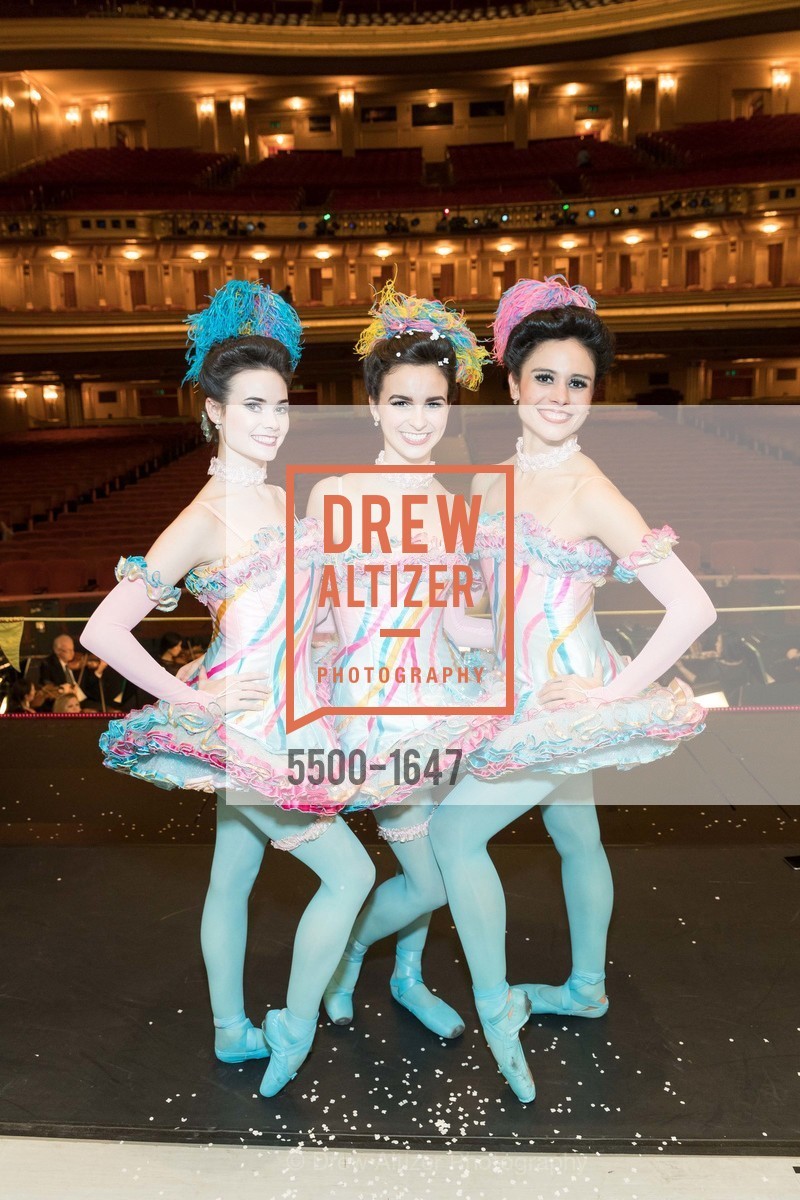 Elizabeth Powell, Samantha Bristow, Ludmila Bizalion, SF Ballet's Nutcracker Luncheon, City Hall & War Memorial Opera House. 301 Van Ness Ave, San Francisco, CA 94109, Photo #5500-1647 Elizabeth Powell, Samantha Bristow, Ludmila Bizalion, Photo #5500-1647