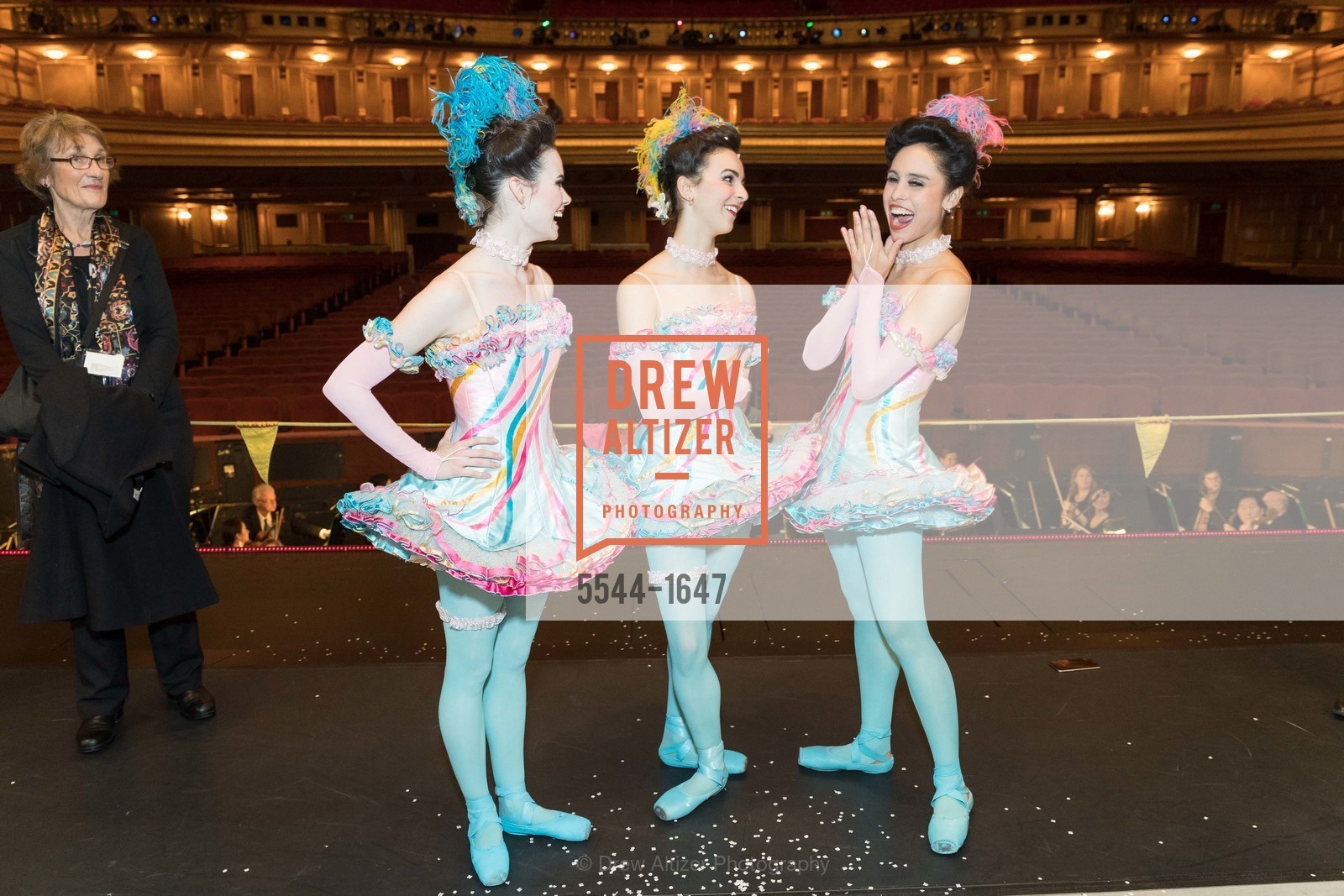 Elizabeth Powell, Samantha Bristow, Ludmila Bizalion, SF Ballet's Nutcracker Luncheon, City Hall & War Memorial Opera House. 301 Van Ness Ave, San Francisco, CA 94109, Photo #5544-1647 Elizabeth Powell, Samantha Bristow, Ludmila Bizalion, Photo #5544-1647