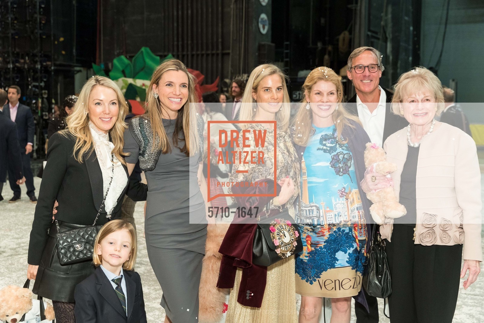 Marisa Avansino, Hannah Comolli, Adrienne Hayward, Carter Comolli, SF Ballet's Nutcracker Luncheon, City Hall & War Memorial Opera House. 301 Van Ness Ave, San Francisco, CA 94109, December 11th, 2016, Photo #5710-1647 Marisa Avansino, Hannah Comolli, Adrienne Hayward, Carter Comolli, Photo #5710-1647