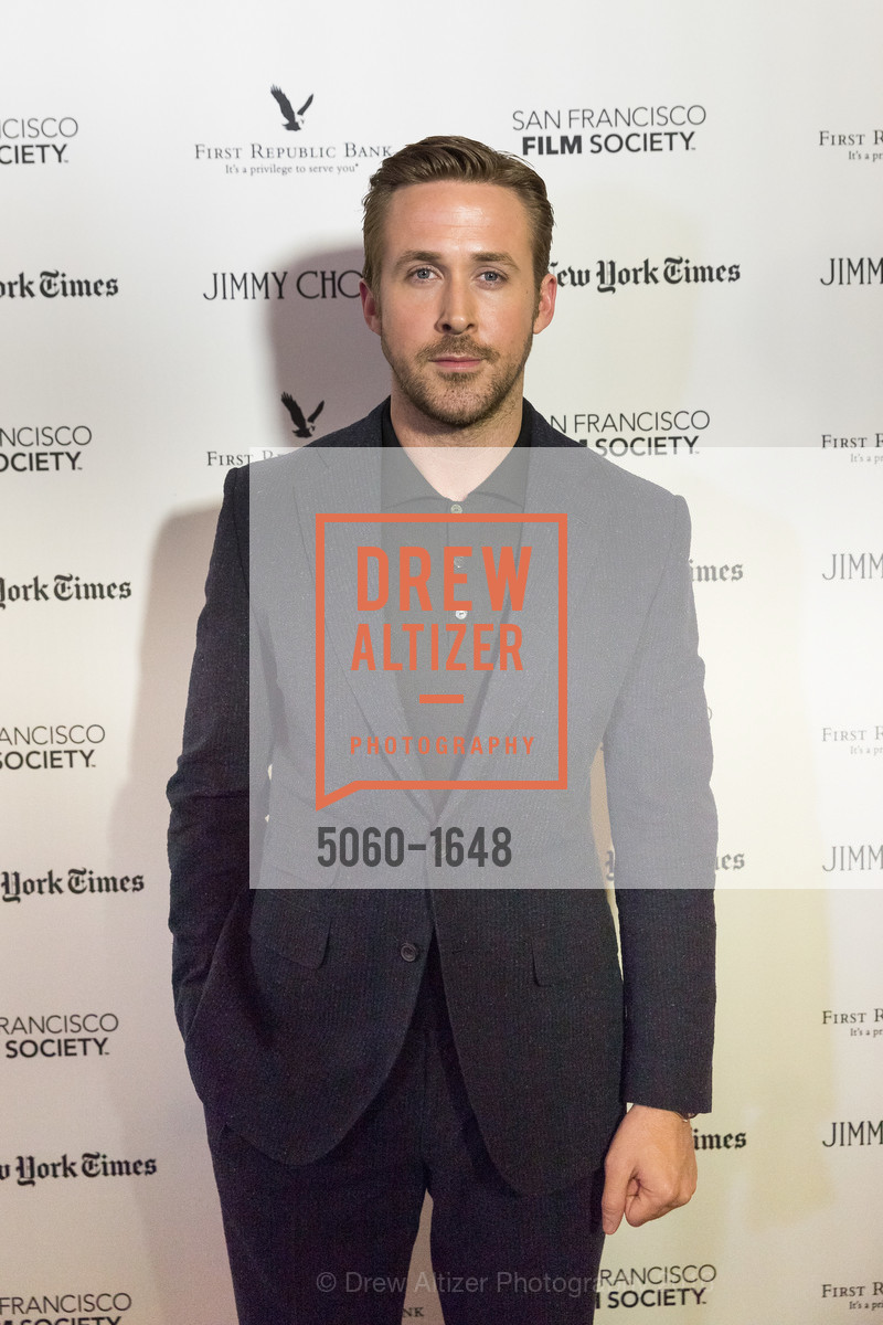 Ryan Gosling, SF FILM SOCIETY PRESENTS SF HONORS: 'LA LA LAND', The Castro Theatre, Mezzanine level. 429 Castro Street, December 8th, 2016