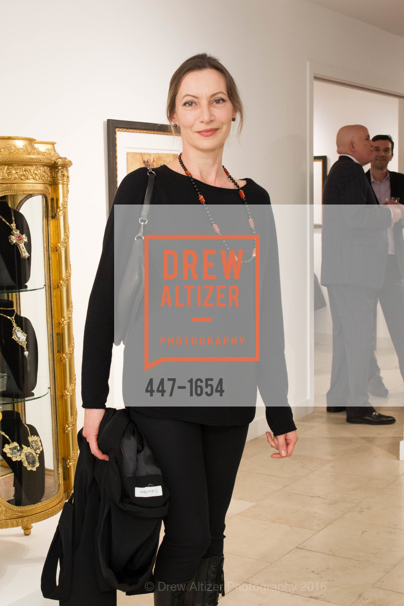 Irina Ahollinger, Sorokko Gallery Hosts Coveted Jewels by Codognato Private Reception, Serge Sorokko Gallery. 55 Geary St., San Francisco, December 8th, 2016, Photo #447-1654 Irina Ahollinger, Photo #447-1654