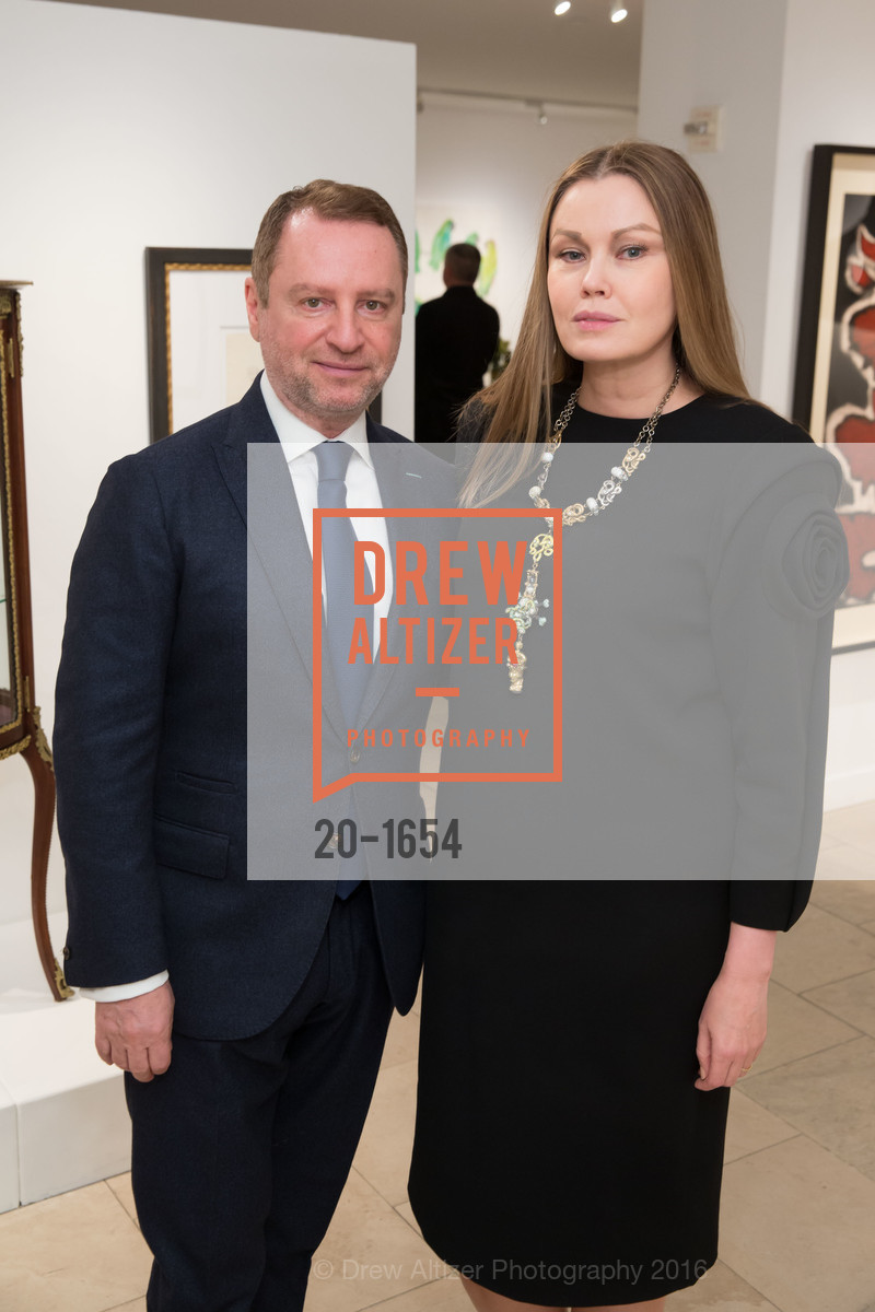Serge Sorokko, Tatiana Sorokko, Sorokko Gallery Hosts Coveted Jewels by Codognato Private Reception, Serge Sorokko Gallery. 55 Geary St., San Francisco, December 8th, 2016, Photo #20-1654 Serge Sorokko, Tatiana Sorokko, Photo #20-1654