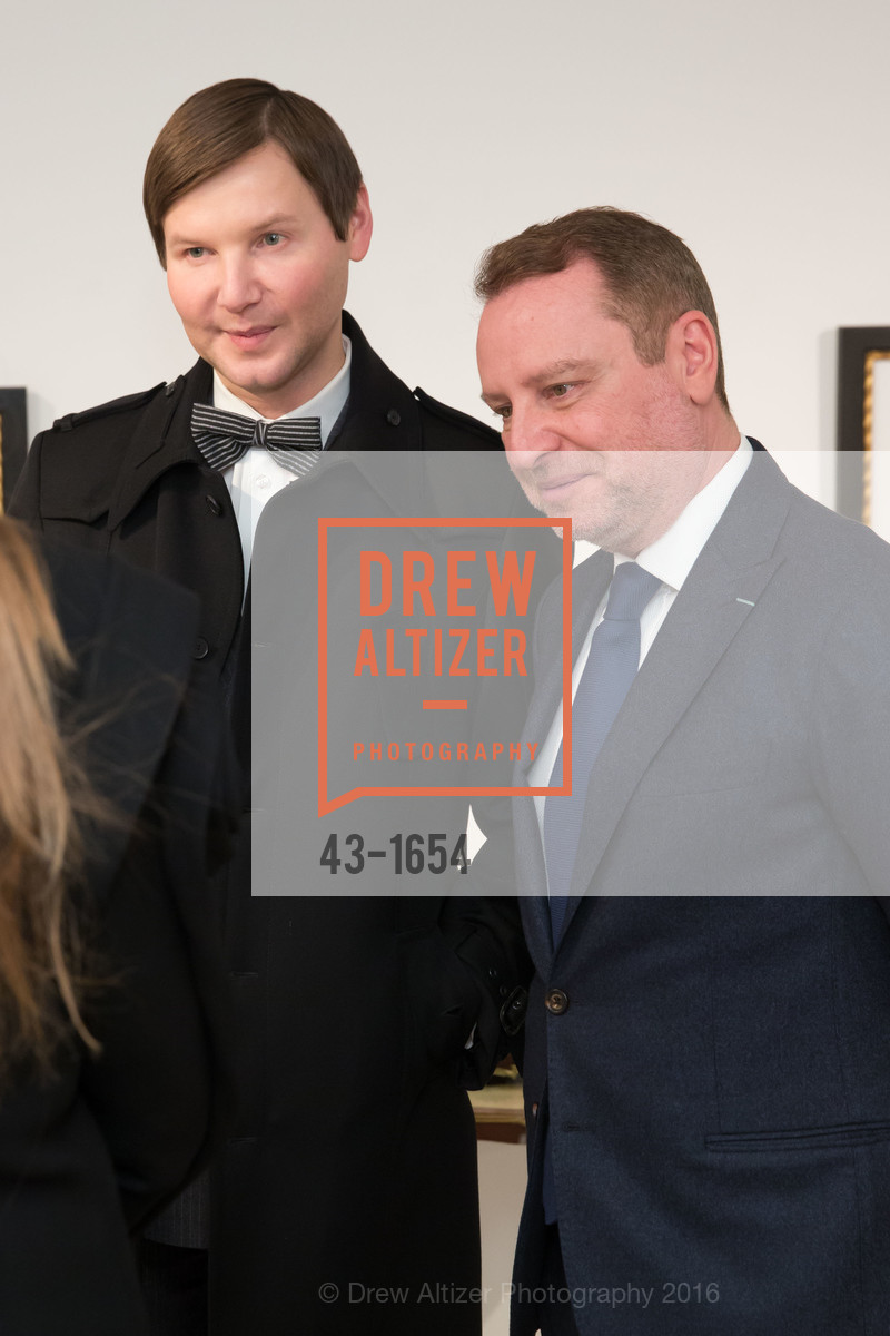 Ivan Bekichev, Serge Sorokko, Sorokko Gallery Hosts Coveted Jewels by Codognato Private Reception, Serge Sorokko Gallery. 55 Geary St., San Francisco, December 8th, 2016, Photo #43-1654 Ivan Bekichev, Serge Sorokko, Photo #43-1654