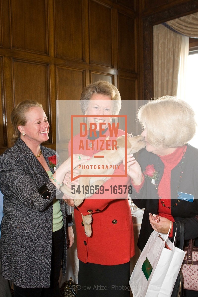 Jane Witter, Nancy Bates, Val Erickson, Guide Dogs For The Blind Holiday Luncheon, Westin St Francis, Ballroom. 335 Powell St, San Francisco, CA 94102, December 13th, 2007, Photo #5419659-16578 Jane Witter, Nancy Bates, Val Erickson, Photo #5419659-16578