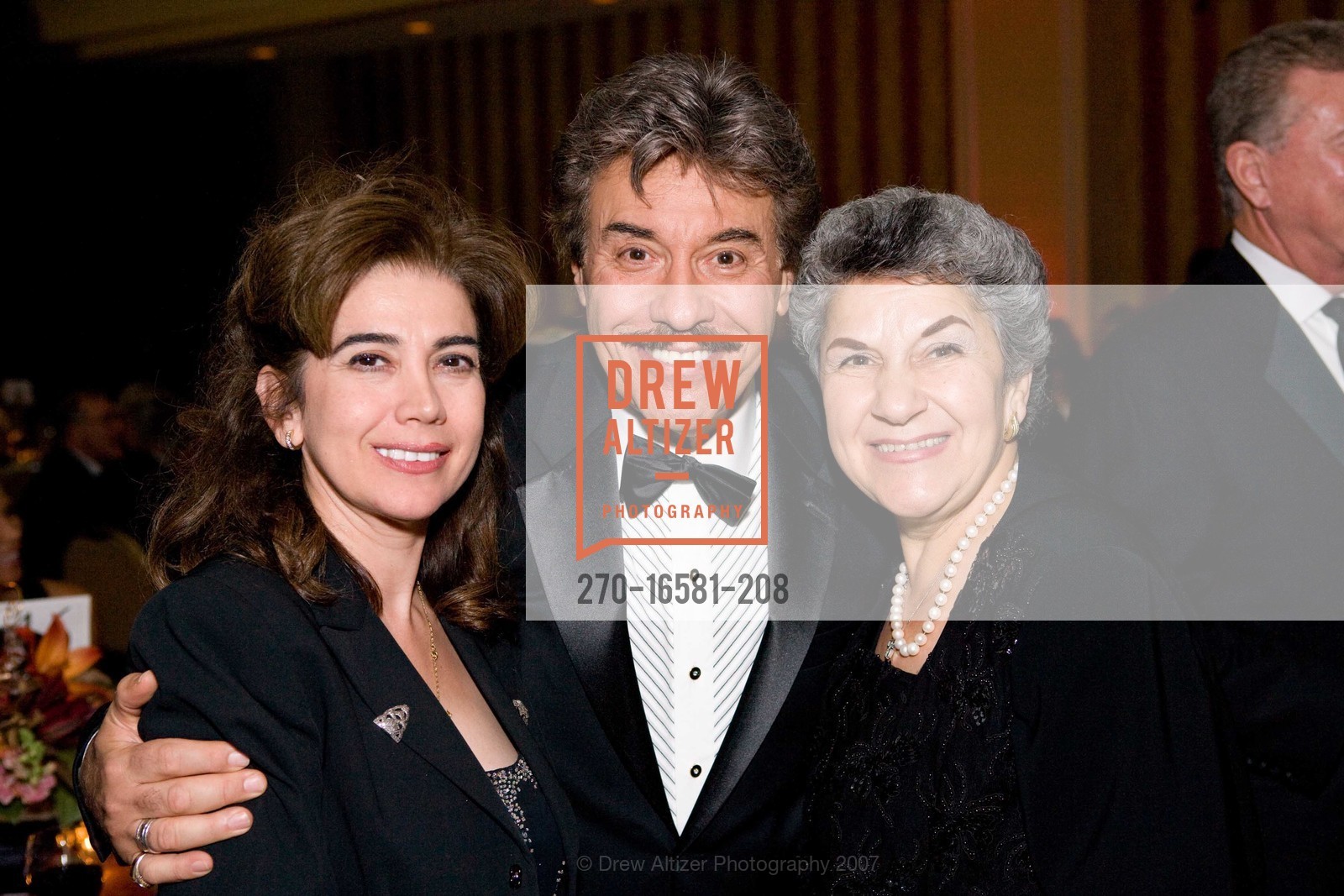 Olga Sarantopoulos, Tony Orlando, Stella Kokolis, The Elios Society's 2007 Hellenic Charity Ball, The Fairmont Hotel, Ballroom. 950 Mason St, San Francisco, CA 94108, November 3rd, 2007, Photo #270-16581-208 Olga Sarantopoulos, Tony Orlando, Stella Kokolis, Photo #270-16581-208