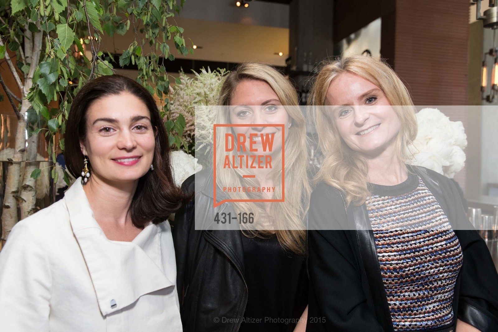 Elizabeth Chandler, Rachel Baker, Laurie Abraham, Gucci & Vogue Dinner, Prospect. 300 Spear Street, June 16th, 2015, Photo #431-166 Elizabeth Chandler, Rachel Baker, Laurie Abraham, Photo #431-166