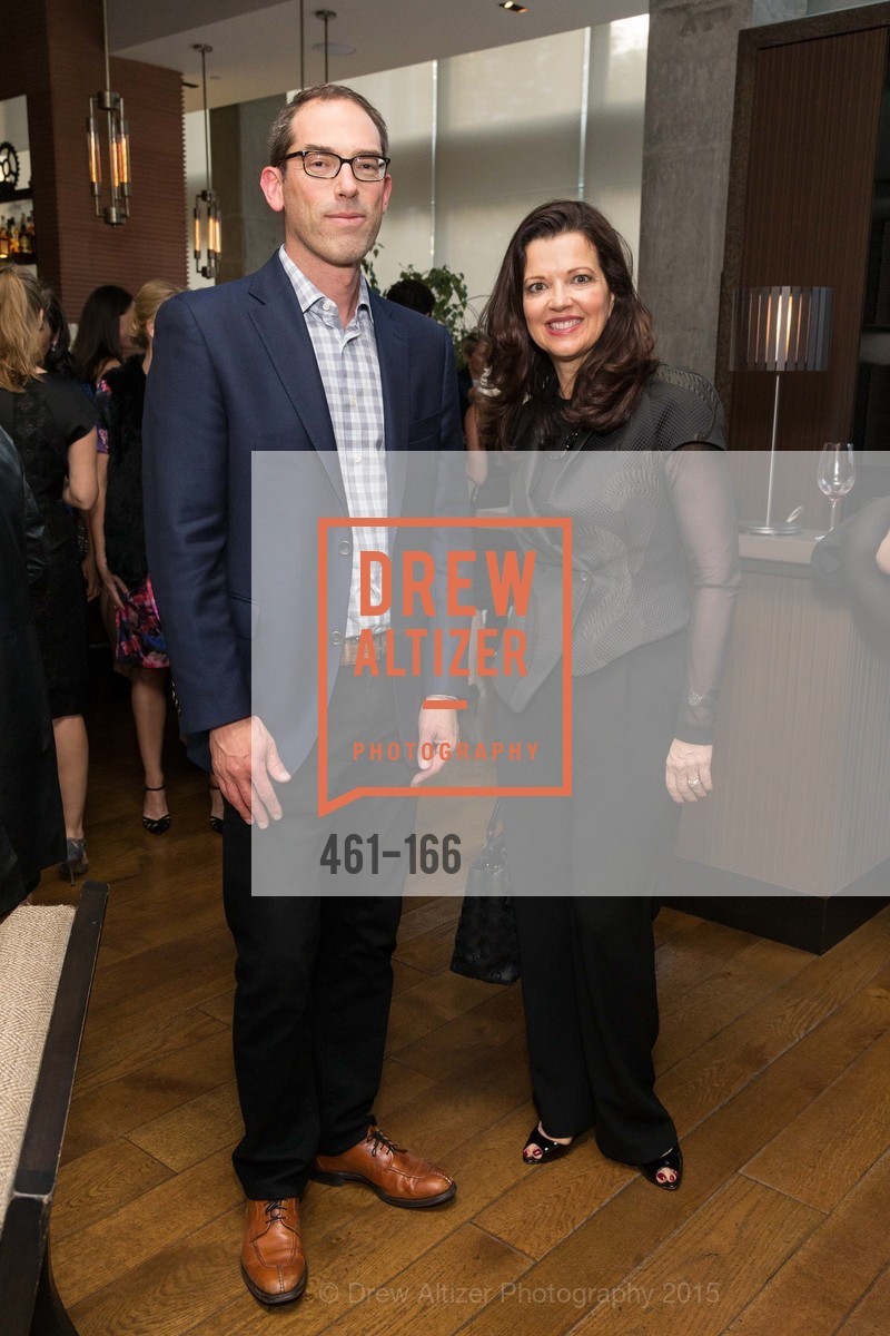 David Schwazbach, Mary van Praag, Gucci & Vogue Dinner, Prospect. 300 Spear Street, June 16th, 2015, Photo #461-166 David Schwazbach, Mary van Praag, Photo #461-166