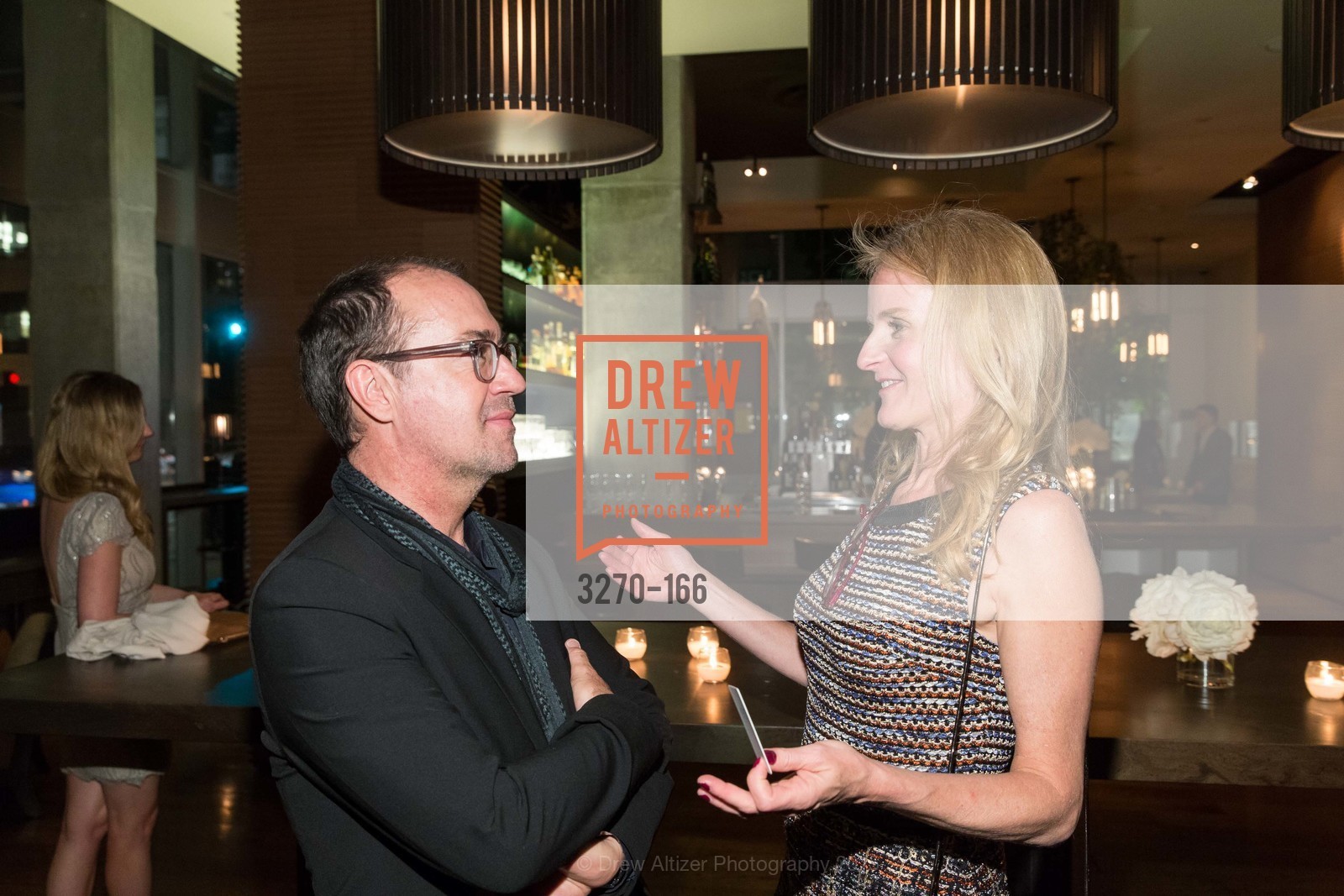 Greg Myker, Laurie Abraham, Gucci & Vogue Dinner, Prospect. 300 Spear Street, June 16th, 2015, Photo #3270-166 Greg Myker, Laurie Abraham, Photo #3270-166