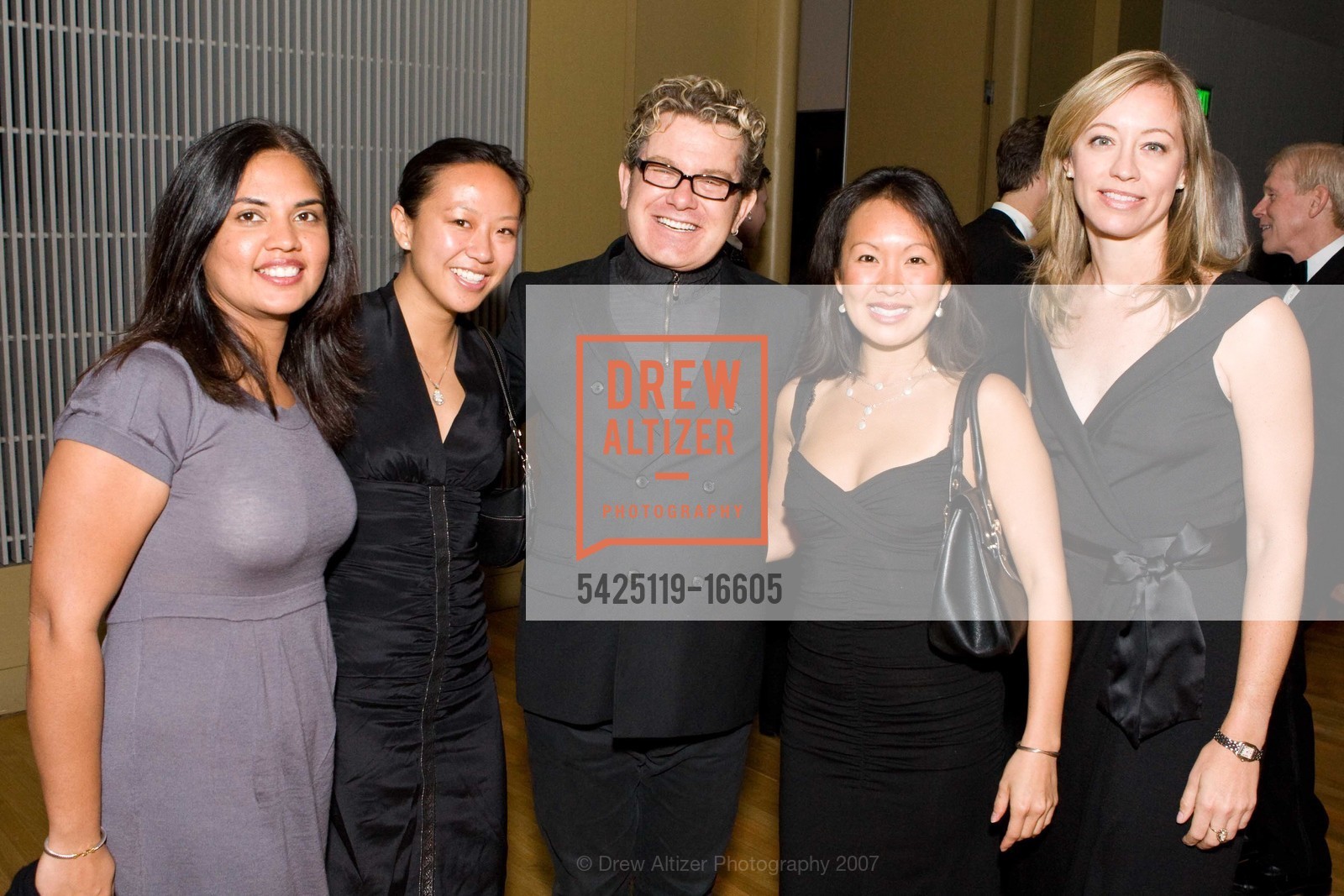 Sabina Bhatia, Elaine Ying, Peter DeSoto, Bonnie Lau, Trent Janik, SF Performances 28th Season Gala, Yerba Buena Center For The Arts. 701 Mission St, San Francisco, CA 94103, October 12th, 2007, Photo #5425119-16605 Sabina Bhatia, Elaine Ying, Peter DeSoto, Bonnie Lau, Trent Janik, Photo #5425119-16605