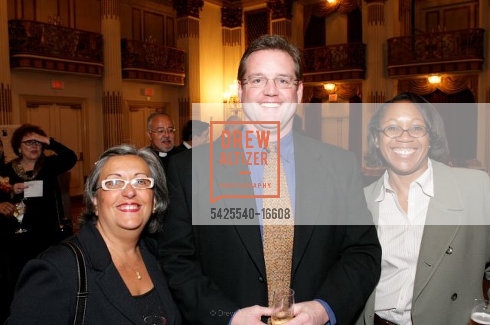 Olga Barrera, Tony Michelini, Kim Watts, CATHOLIC CHARITIES CYO Centennial Luncheon, Westin St Francis. 335 Powell St, San Francisco, CA 94102, November 1st, 2007, Photo #5425540-16608 Olga Barrera, Tony Michelini, Kim Watts, Photo #5425540-16608