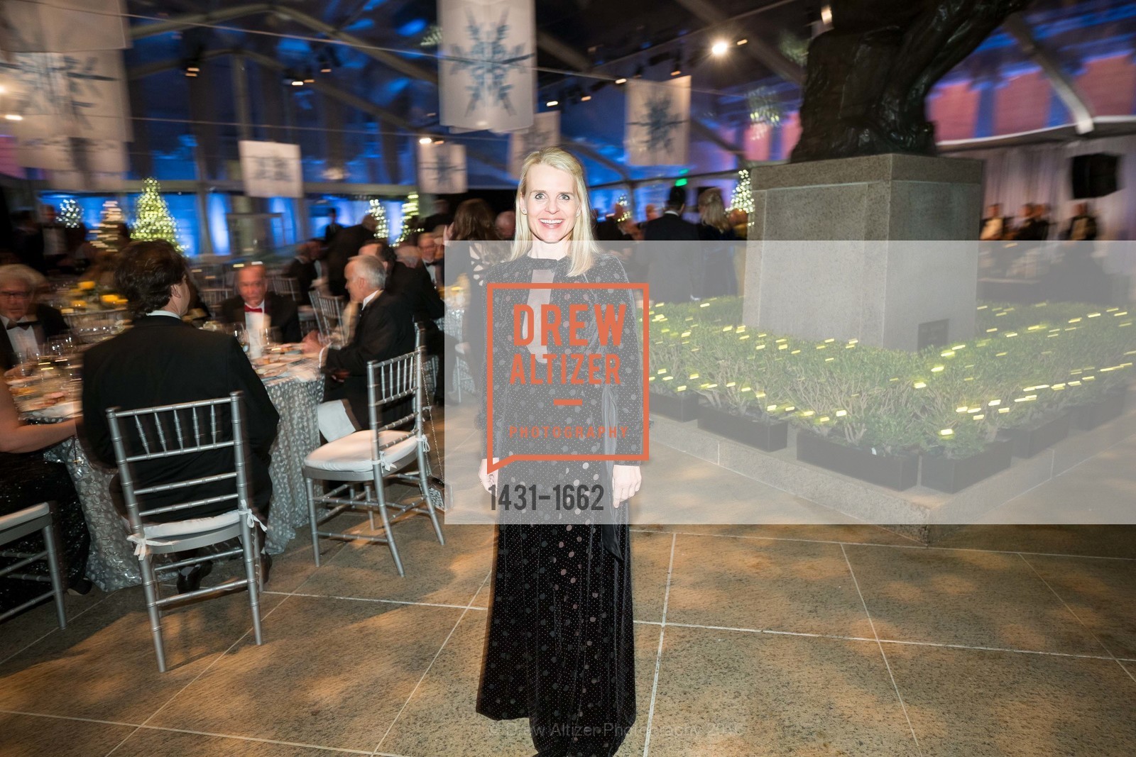Jane Mudge, An Elegant Evening in the Court of Honor, Legion of Honor, December 14th, 2016, Photo #1431-1662 Jane Mudge, Photo #1431-1662