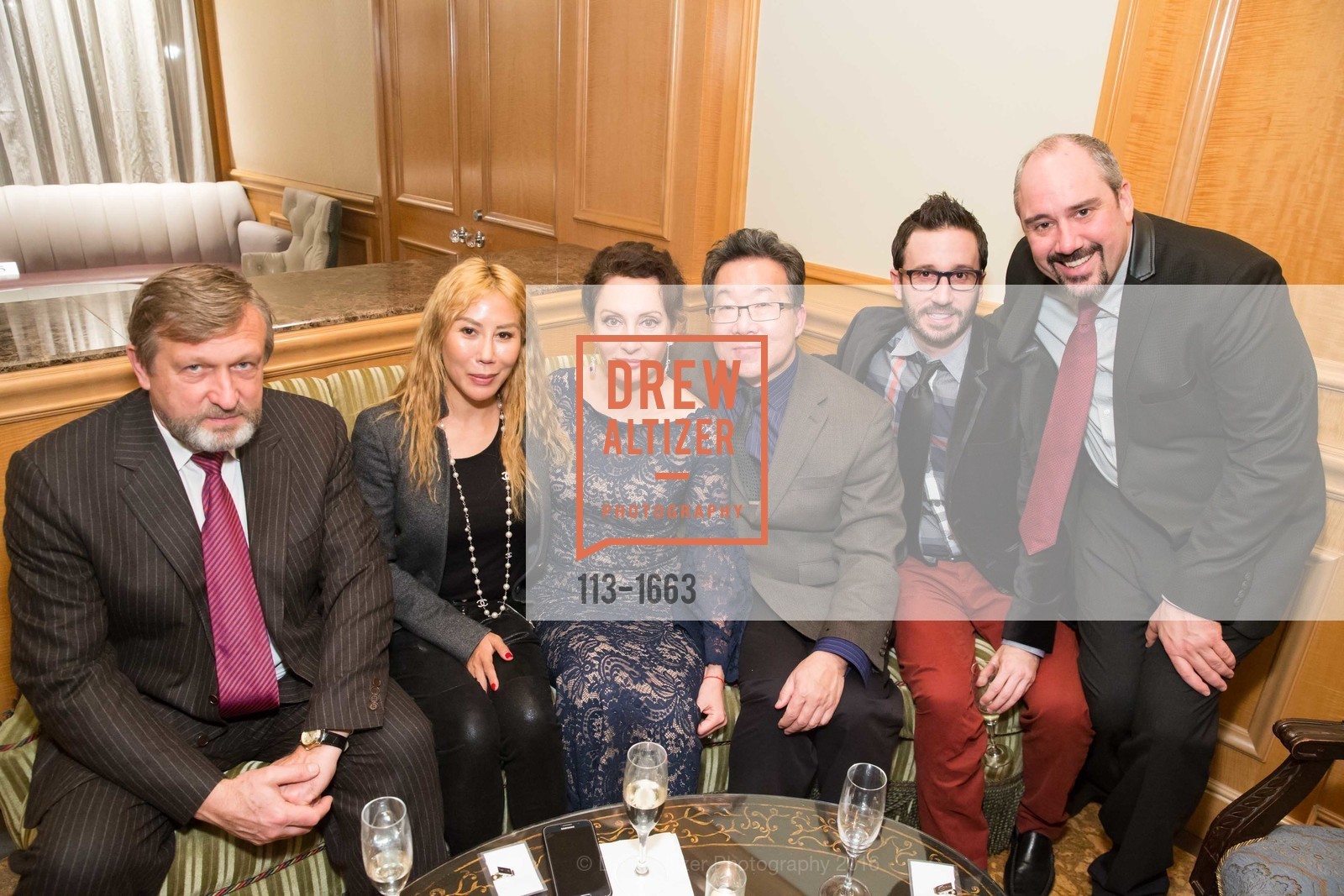 Sergey Sharapov, Rumiko McCarthy, Clara Shayevich, Gerold Osato, Kyle McMullen, Gil Padia, 2nd Annual Holiday Toy Drive Hosted by Rumiko McCarthy and Roger Royse, The Fairmont, Diplomat room, December 15th, 2016, Photo #113-1663 Sergey Sharapov, Rumiko McCarthy, Clara Shayevich, Gerold Osato, Kyle McMullen, Gil Padia, Photo #113-1663