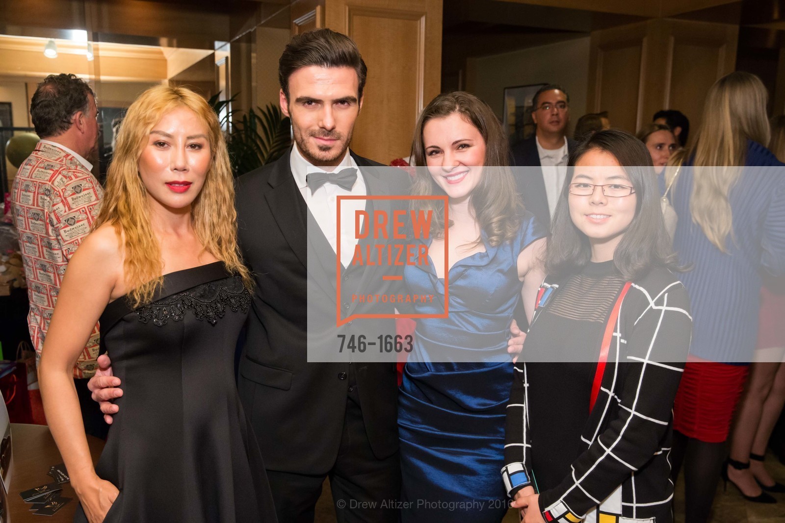 Rumiko McCarthy, David Kait, Martha Kaitidis, Mei Xi, 2nd Annual Holiday Toy Drive Hosted by Rumiko McCarthy and Roger Royse, The Fairmont, Diplomat room, December 15th, 2016, Photo #746-1663 Rumiko McCarthy, David Kait, Martha Kaitidis, Mei Xi, Photo #746-1663