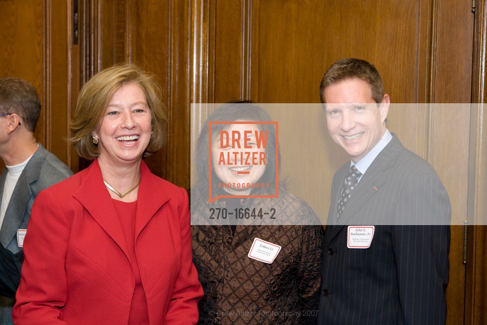 Christine DeVita (President of Wallace Foundation), Esther Li, John Buchanan, Photo #270-16644-2