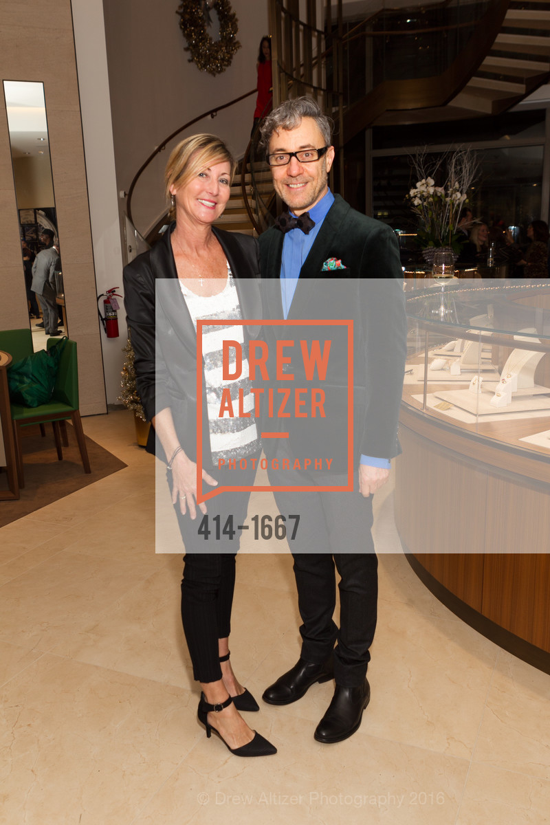 Tammy Rockwell, Tamer Ilk, C Magazine + Shreve Cocktail Party, Shreve & Co. 150 Post St, December 14th, 2016, Photo #414-1667 Tammy Rockwell, Tamer Ilk, Photo #414-1667