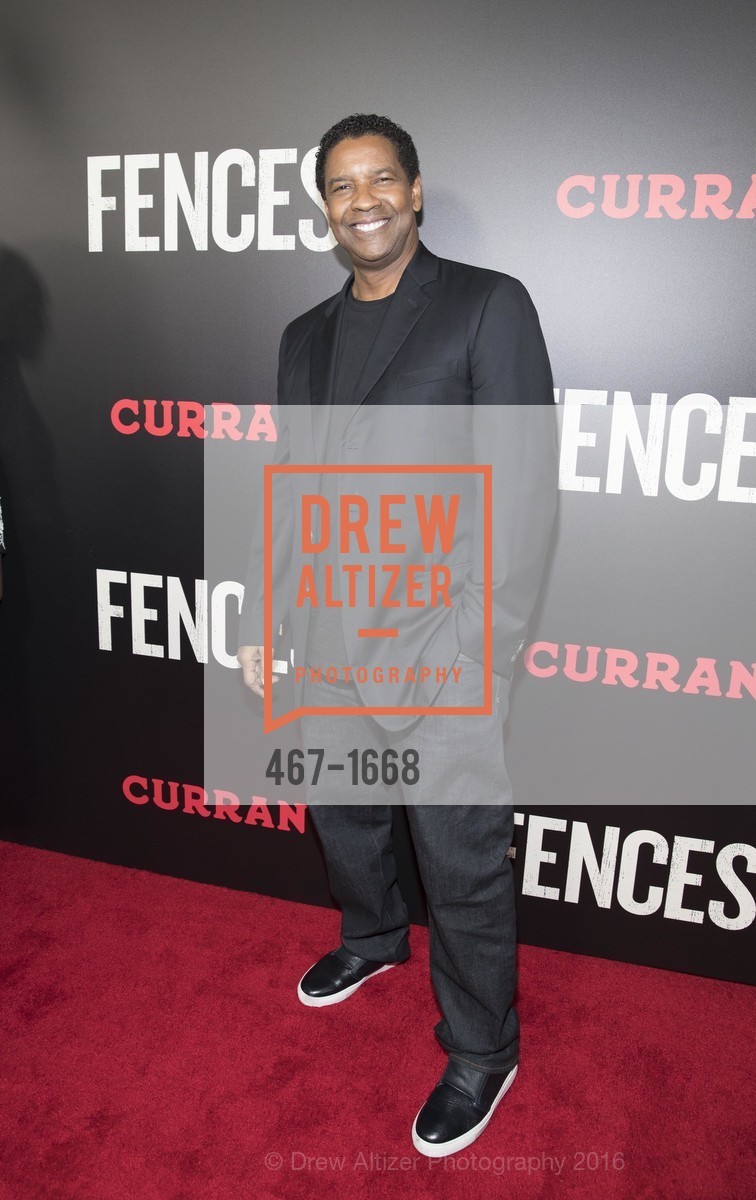 Denzel Washington, Fences - Screening & Conversation Red Carpet, Curran Theatre. 445 Geary St, December 15th, 2016, Photo #467-1668 Denzel Washington, Photo #467-1668