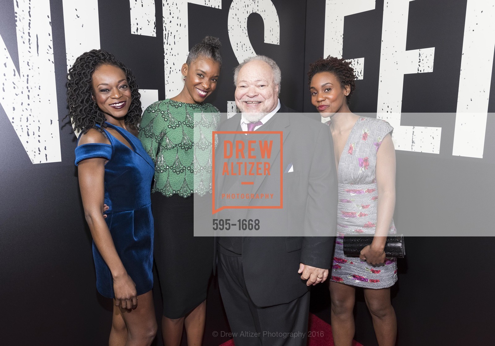 Adeola Role, Aisha Jordan, Stephen Henderson, Joniece Abbott-Pratt, Fences - Screening & Conversation Red Carpet, Curran Theatre. 445 Geary St, December 15th, 2016, Photo #595-1668 Adeola Role, Aisha Jordan, Stephen Henderson, Joniece Abbott-Pratt, Photo #595-1668