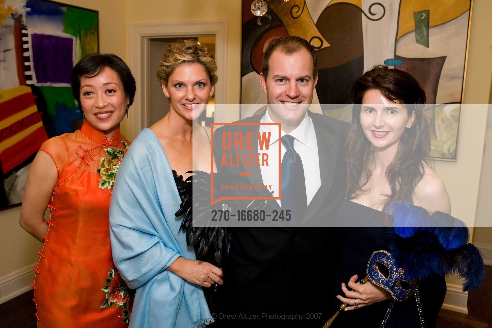 Alexa Zhang, Kate Mush, Josh Freeman, Chelsea Freeman, Party Hosted by Pamela Joyner, Private Residence, October 28th, 2007, Photo #270-16680-245 Alexa Zhang, Kate Mush, Josh Freeman, Chelsea Freeman, Photo #270-16680-245