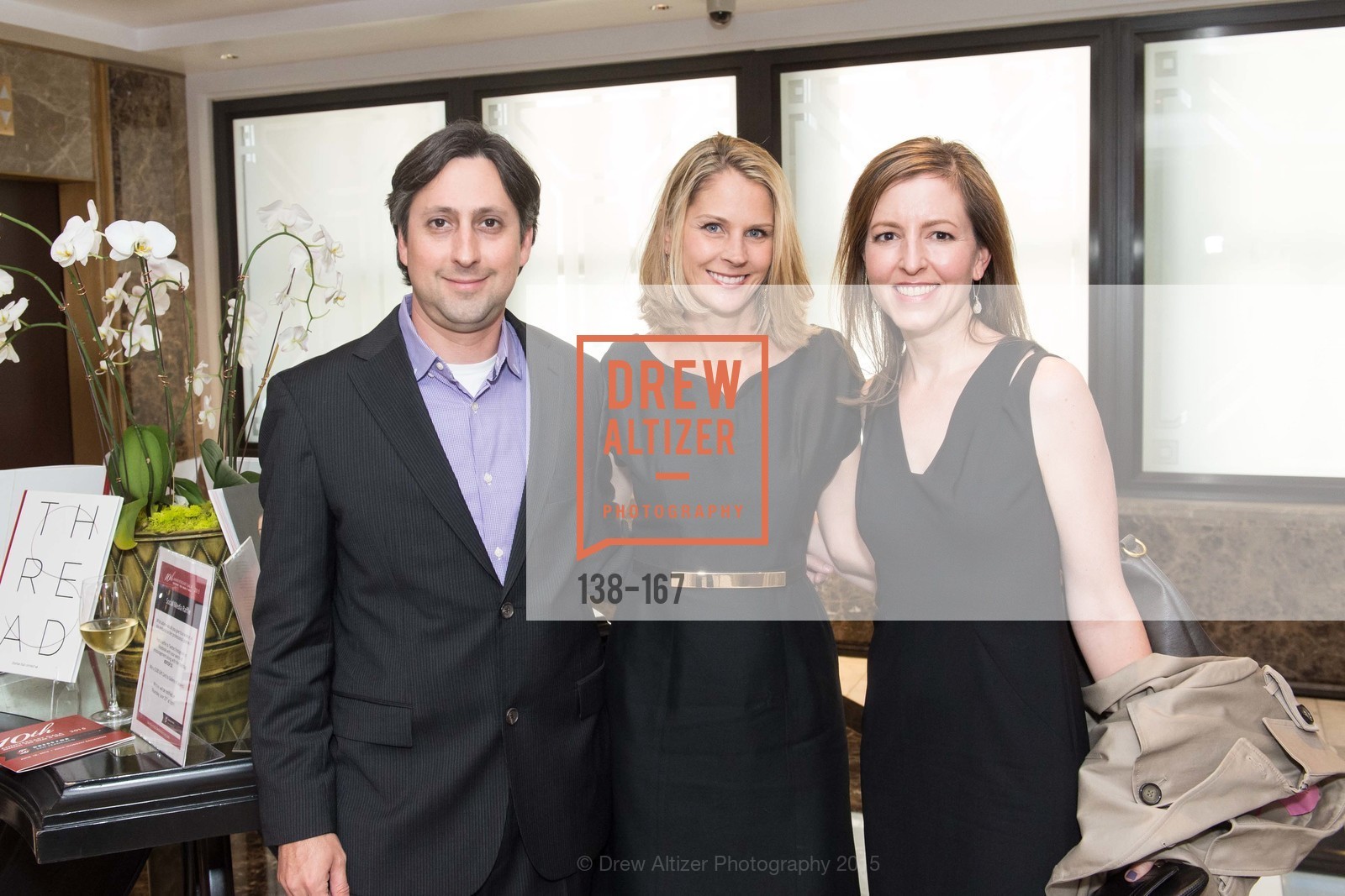 Jeff Milbourn, Vanessa Bortnick, Amanda Deppe, Gucci & Vogue Dinner, Julia Morgan Ballroom San Francisco. 465 California St, June 18th, 2015, Photo #138-167 Jeff Milbourn, Vanessa Bortnick, Amanda Deppe, Photo #138-167
