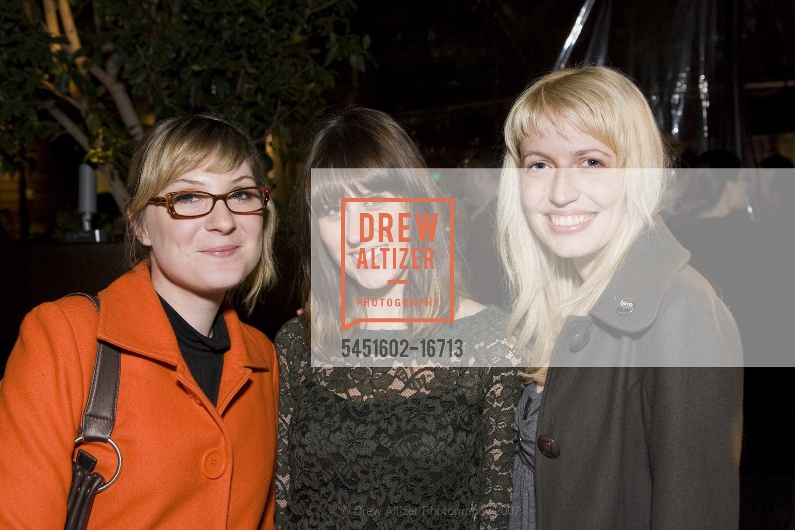 Heidi Meredith, Jami Witek, Angela Petrella, SOMA GRAND Opening by Joie de Vivre, Soma Grand. 1160 Mission St, San Francisco, CA 94103, November 29th, 2007, Photo #5451602-16713 Heidi Meredith, Jami Witek, Angela Petrella, Photo #5451602-16713