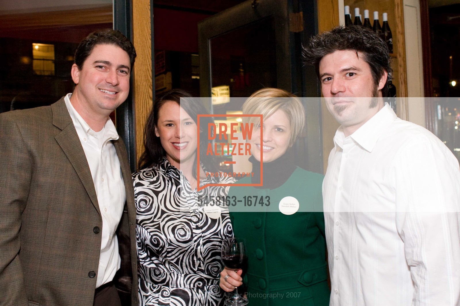 Ken Petersil, Summer Petersil, Susan Seifert, Chris Seifert, An Evening Benefiting DRESS FOR SUCCESS, Cafe Zoetrope. 916 Kearny St, San Francisco, CA 94133, November 29th, 2007, Photo #5458163-16743 Ken Petersil, Summer Petersil, Susan Seifert, Chris Seifert, Photo #5458163-16743