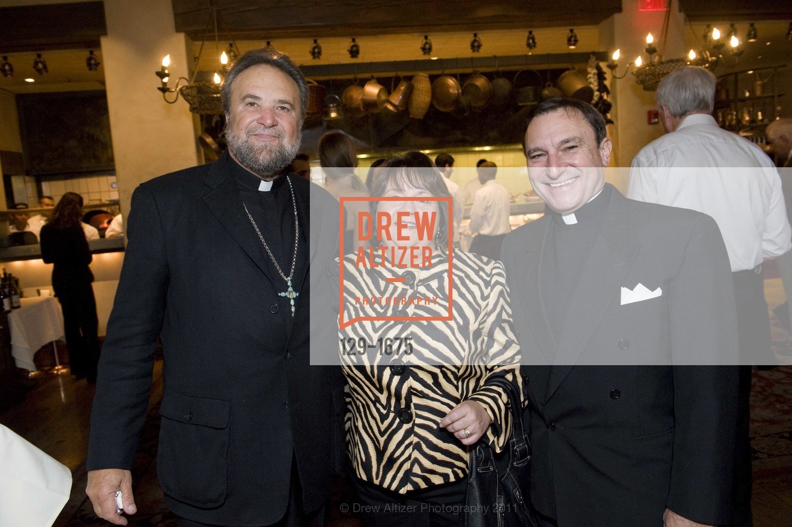 Father John Bakas, Valerie Metrakos, Father Aris Metrakos, Photo #129-1675