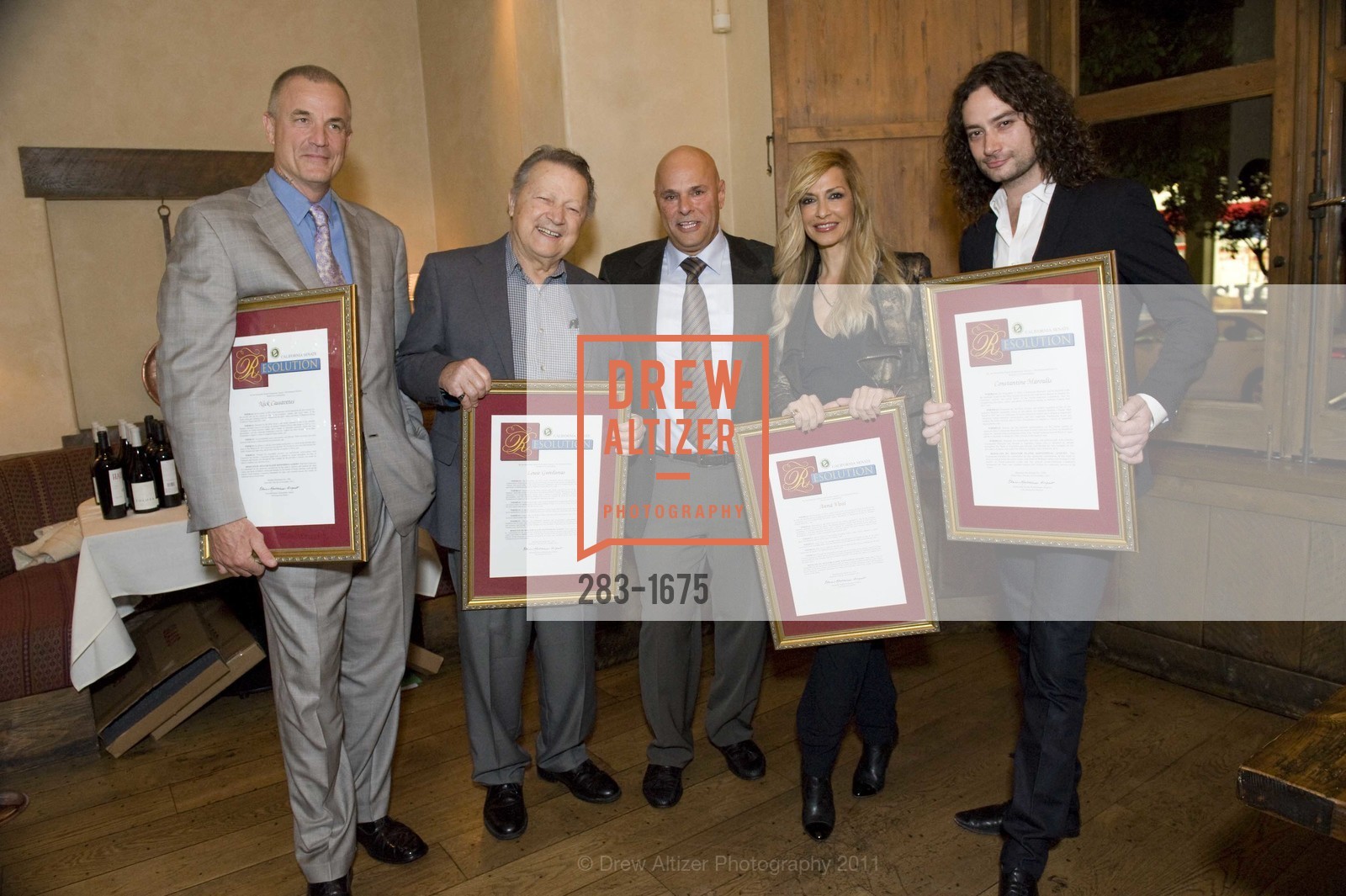 Nick Cassavetes, Louie Gundanas, Tony Saris, Anna Vissi, Constantine Maroulis, HELLENIC Charity Ball Welcome Reception at Kokkari, US, November 11th, 2011, Photo #283-1675 Nick Cassavetes, Louie Gundanas, Tony Saris, Anna Vissi, Constantine Maroulis, Photo #283-1675