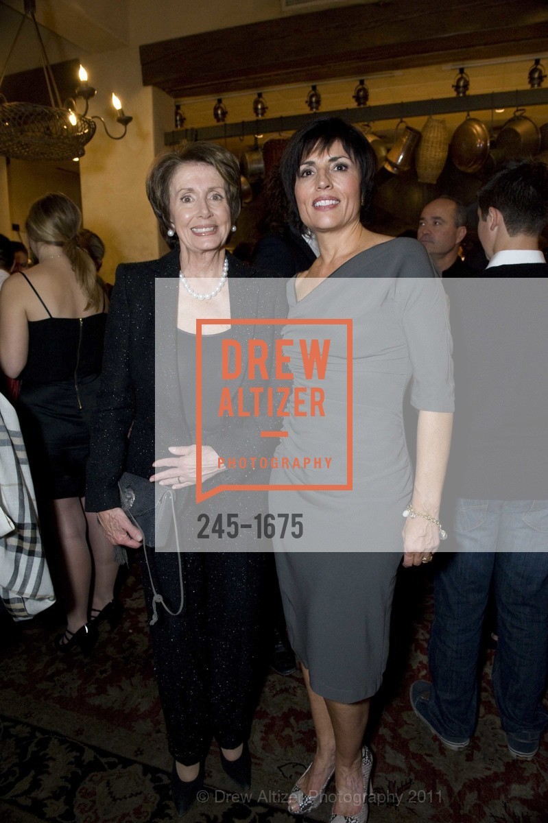 Nancy Pelosi, Joan Dauris, HELLENIC Charity Ball Welcome Reception at Kokkari, US, November 11th, 2011, Photo #245-1675 Nancy Pelosi, Joan Dauris, Photo #245-1675