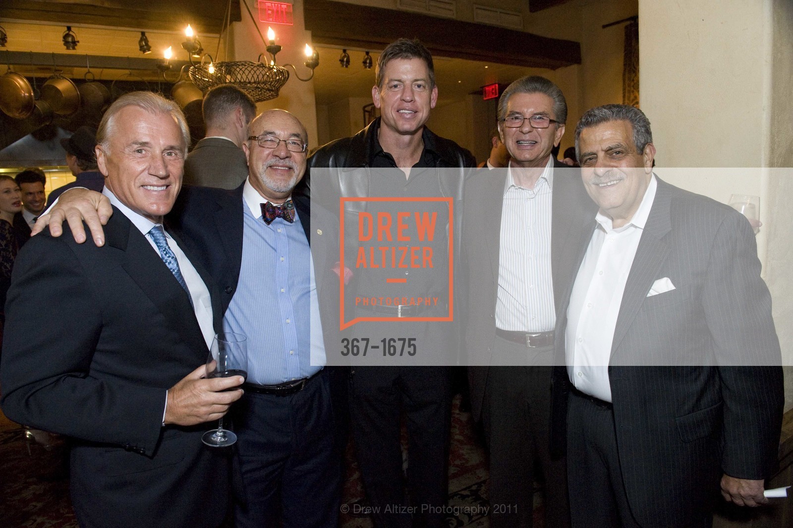 Dean Metropoulos, Yoryios Apallas, Troy Aikman, George Marcus, Kenny Frangadakis, Photo #367-1675
