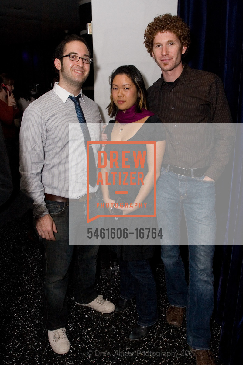 Kenneth Berger, Sita Bhaumik, Roland Smart, WIRED Magazine Pop-Up at the W Hotel, W Hotel. 181 3rd St, San Francisco, CA 94103, November 27th, 2007, Photo #5461606-16764 Kenneth Berger, Sita Bhaumik, Roland Smart, Photo #5461606-16764
