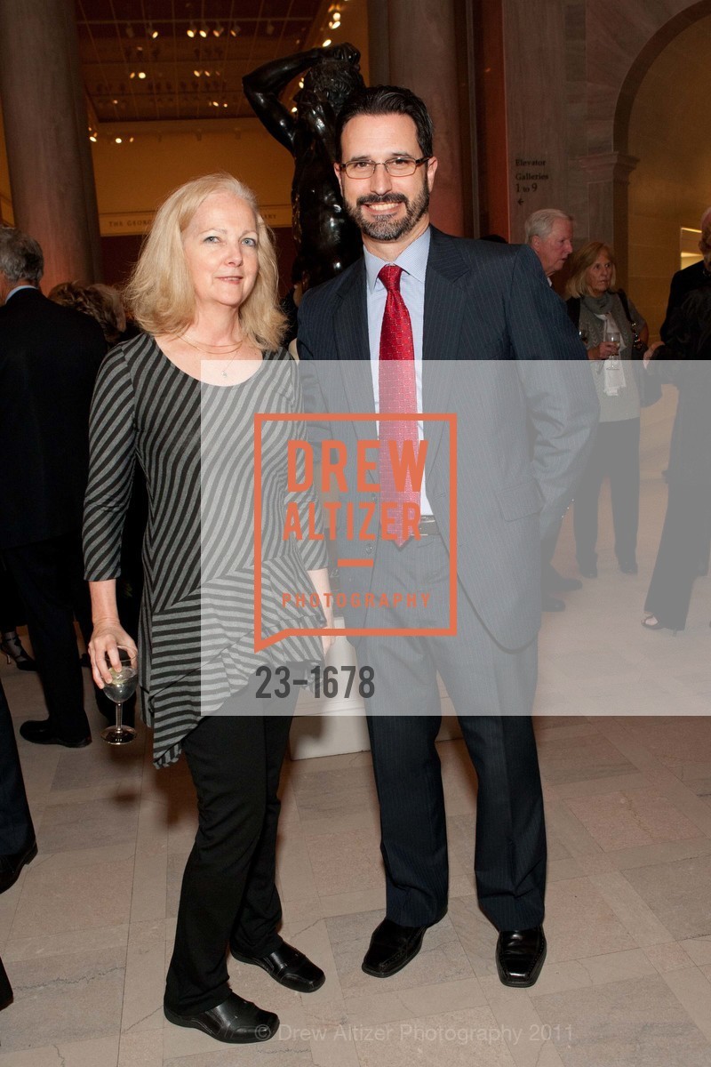 Leslie Bone, Charlie Castillo, Bernini's Medusa Opening Party at DE YOUNG MUSEUM, US, November 15th, 2011, Photo #23-1678 Leslie Bone, Charlie Castillo, Photo #23-1678