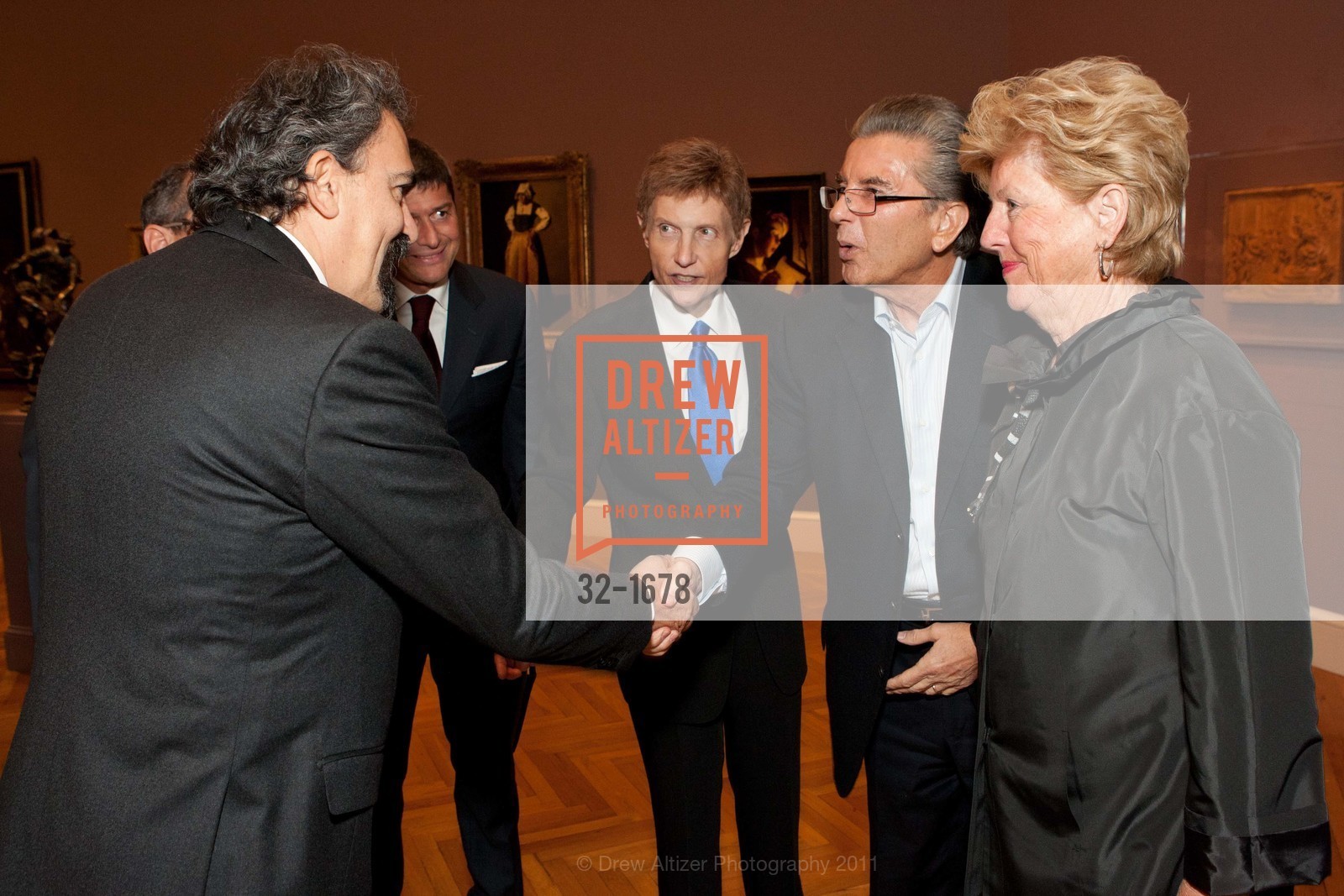 Claudio Parisi Presicce, John Buchanan, George Marcus, Judy Marcus, Bernini's Medusa Opening Party at DE YOUNG MUSEUM, US, November 15th, 2011, Photo #32-1678 Claudio Parisi Presicce, John Buchanan, George Marcus, Judy Marcus, Photo #32-1678