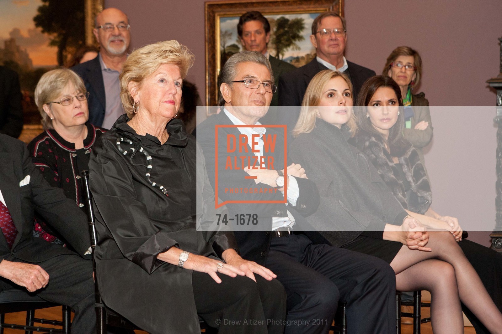Judy Marcus, George Marcus, Max Boyer Glynn, Carol Marcelli, Bernini's Medusa Opening Party at DE YOUNG MUSEUM, US, November 15th, 2011, Photo #74-1678 Judy Marcus, George Marcus, Max Boyer Glynn, Carol Marcelli, Photo #74-1678