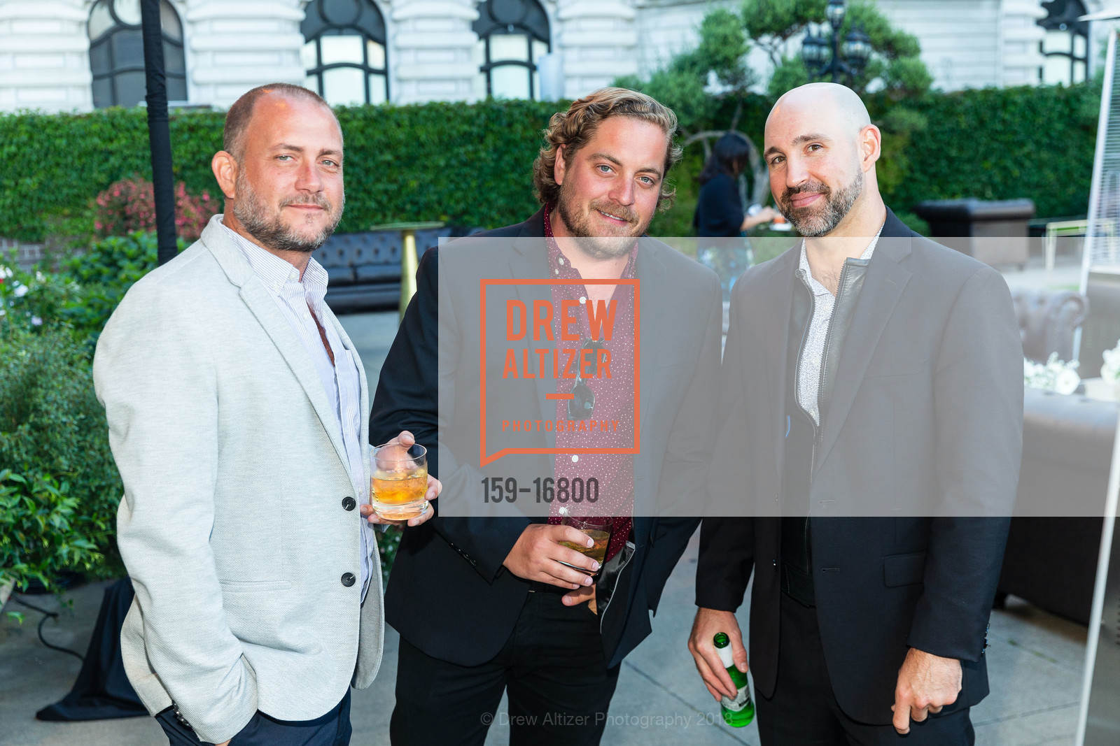 Robert Polacek, Ryan Pendleton, Tray Allen, VIP Pride Party 2018, Fairmont Hotel Pavilion, June 8th, 2018, Photo #159-16800 Robert Polacek, Ryan Pendleton, Tray Allen, Photo #159-16800