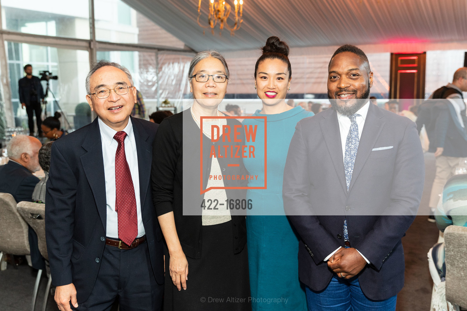 Wang Sang Koon, Marilyn Wong, Diaspora Dinner 2018 Benefitting the Museum of African Diaspora, MoAD. 685 Mission St, Photo #422-16806 Wang Sang Koon, Marilyn Wong, Photo #422-16806
