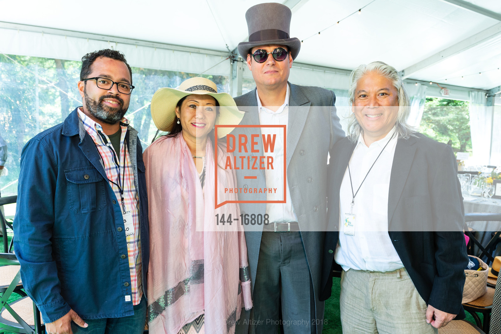 Bill Barnes, Fiona Ma, Jason Hodge, Ken Fujimoto, Stern Grove Festival's The Big Picnic 2018, Sigmund Stern Grove. 2750 19th Avenue, June 17th, 2018, Photo #144-16808 Bill Barnes, Fiona Ma, Jason Hodge, Ken Fujimoto, Photo #144-16808