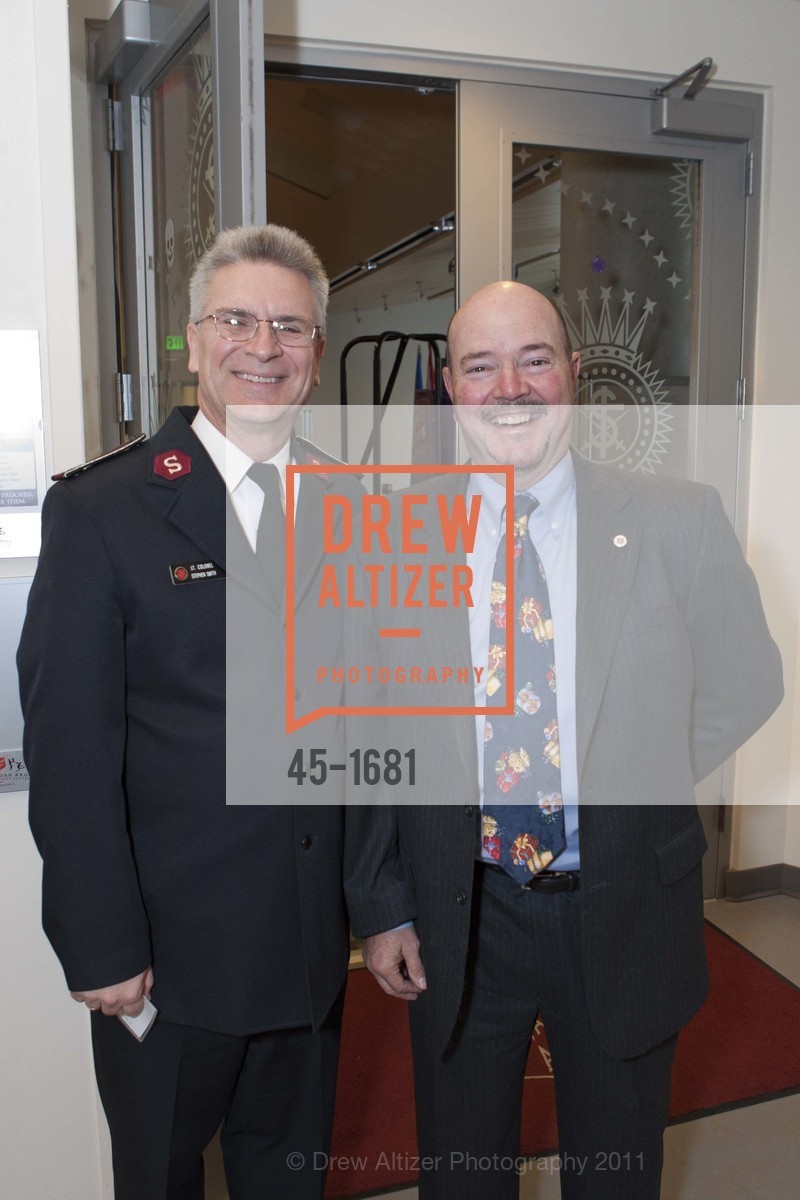 Lt. Col. Steve Smith, Ted Lavoie, The Salvation Army's 8th Annual Holiday Luncheon, US, November 16th, 2011, Photo #45-1681 Lt. Col. Steve Smith, Ted Lavoie, Photo #45-1681