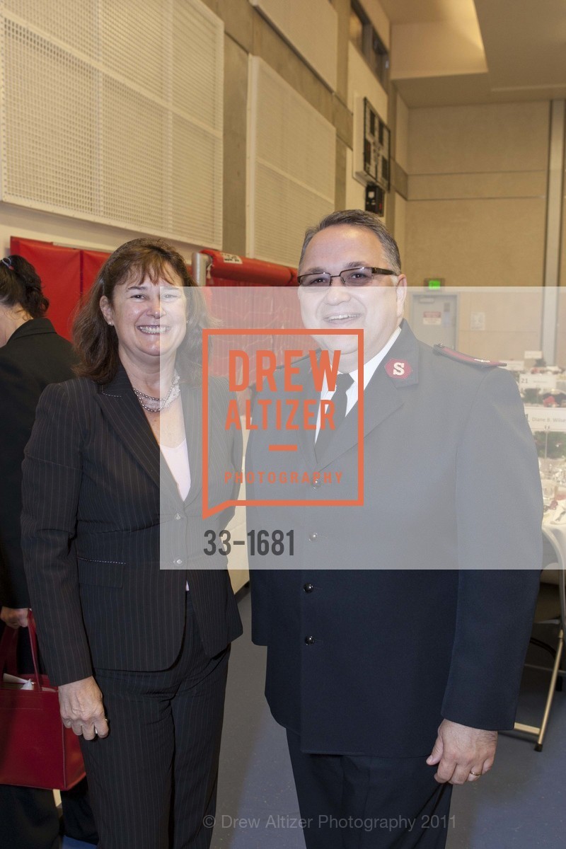Gail Dekreon, Major Rob Birks, The Salvation Army's 8th Annual Holiday Luncheon, US, November 16th, 2011, Photo #33-1681 Gail Dekreon, Major Rob Birks, Photo #33-1681